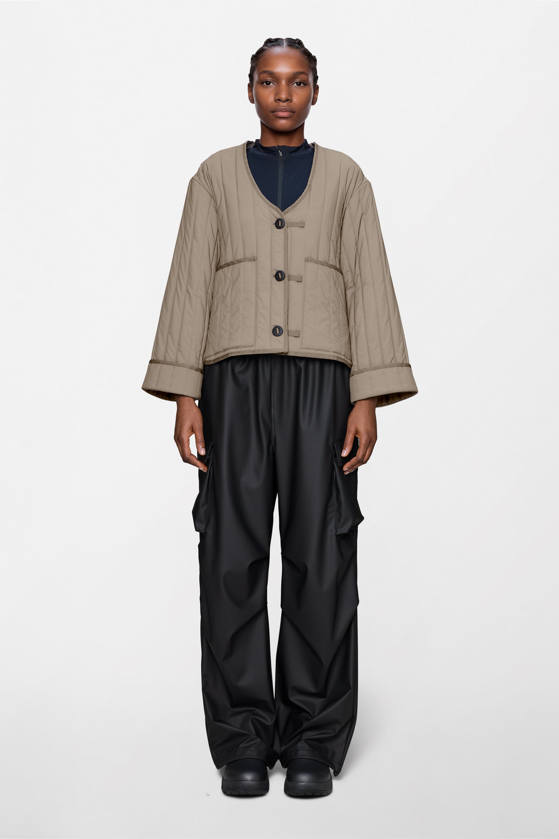 RAINS Banja Liner W jacket Cinder Jacket