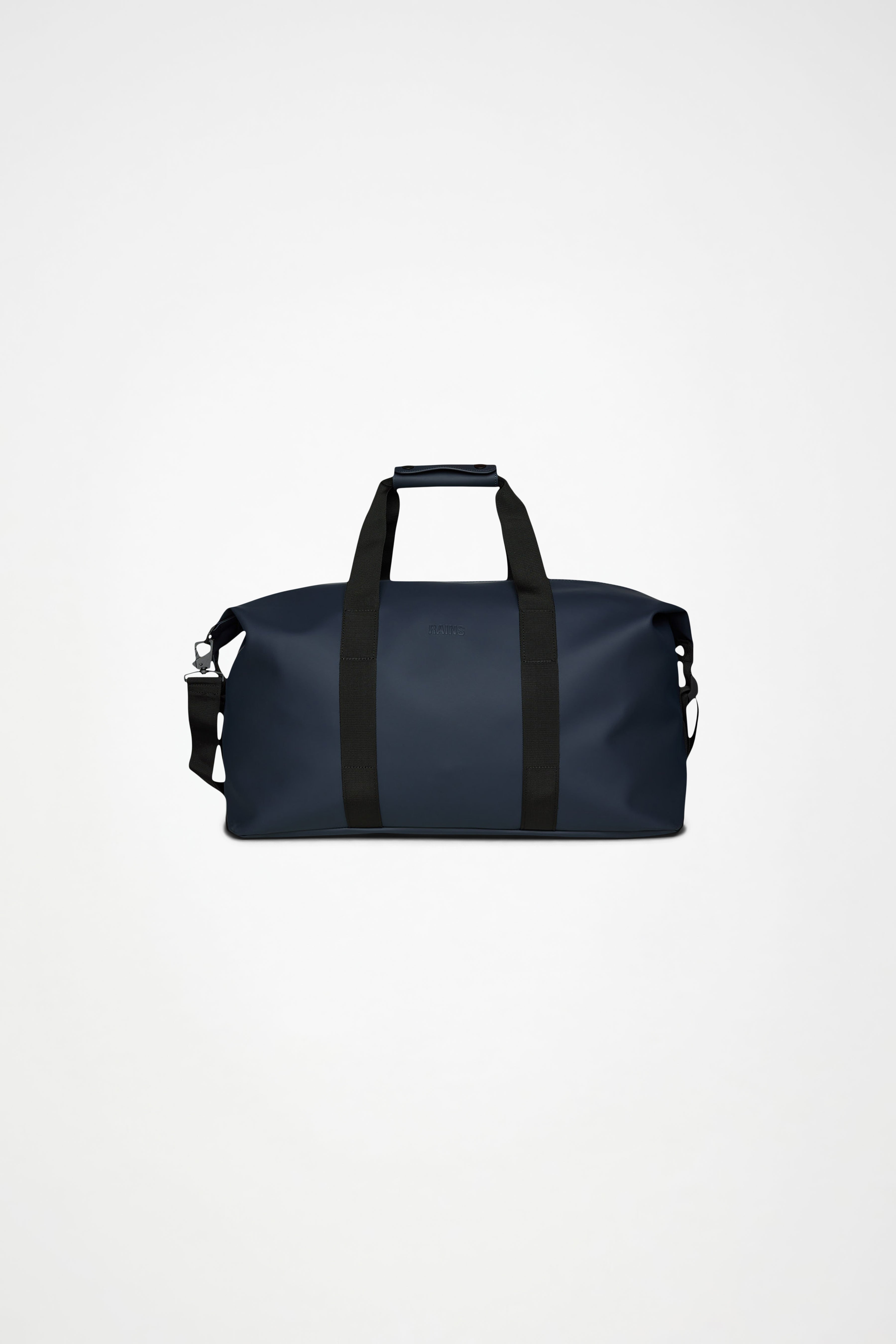 RAINS Hilo Weekend Bag Navy 36L H27 x D26 x W52 cm Weekender