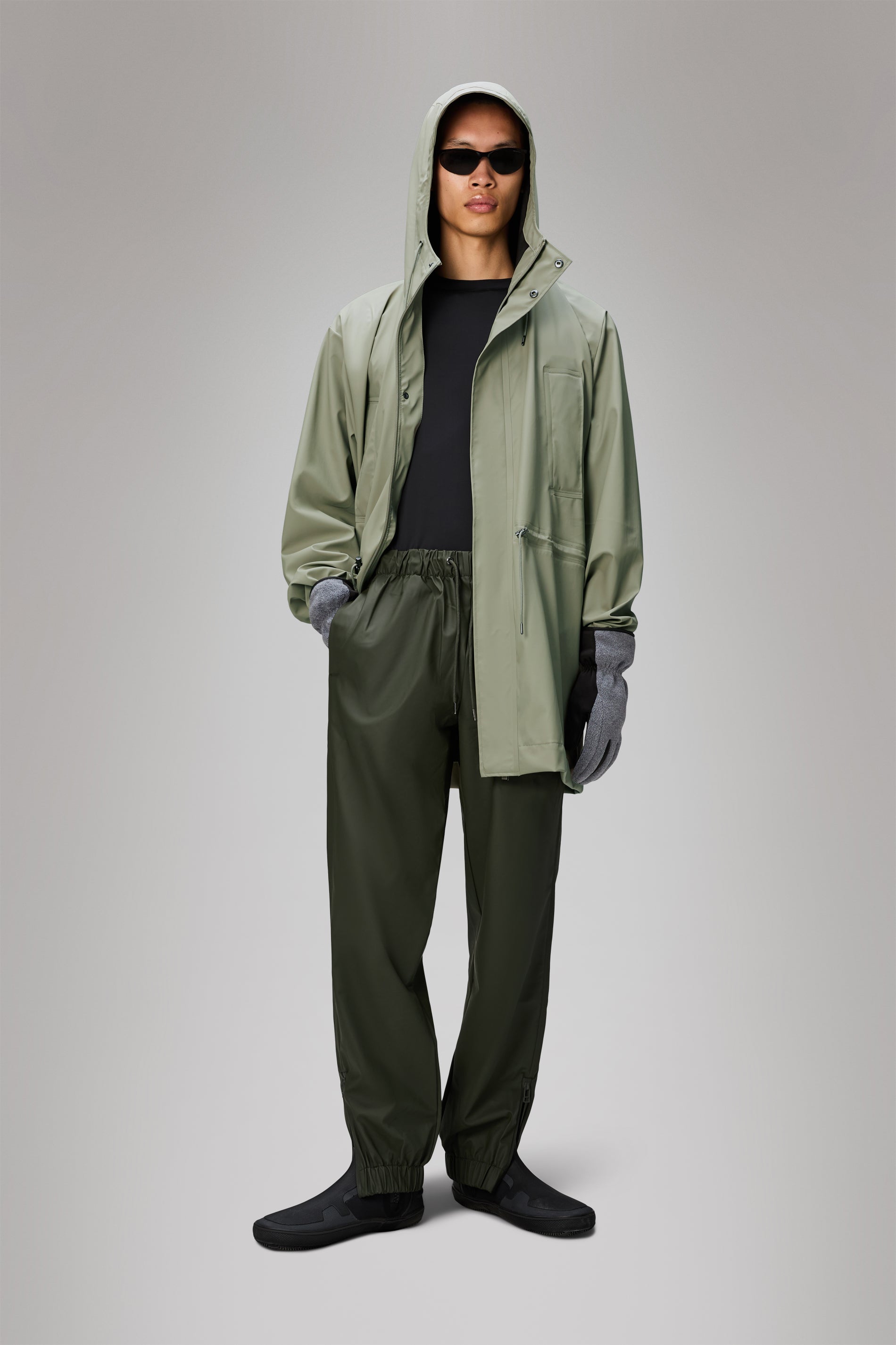 RAINS Rain Pants Regular Green Pants
