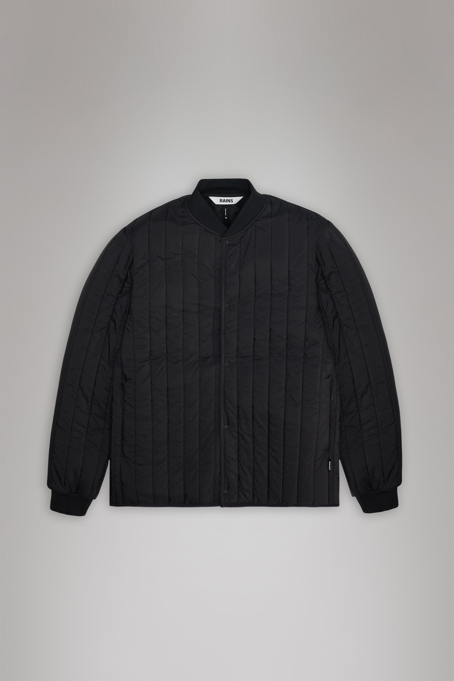 RAINS Banja Liner Bomber Jacket Black Jacket