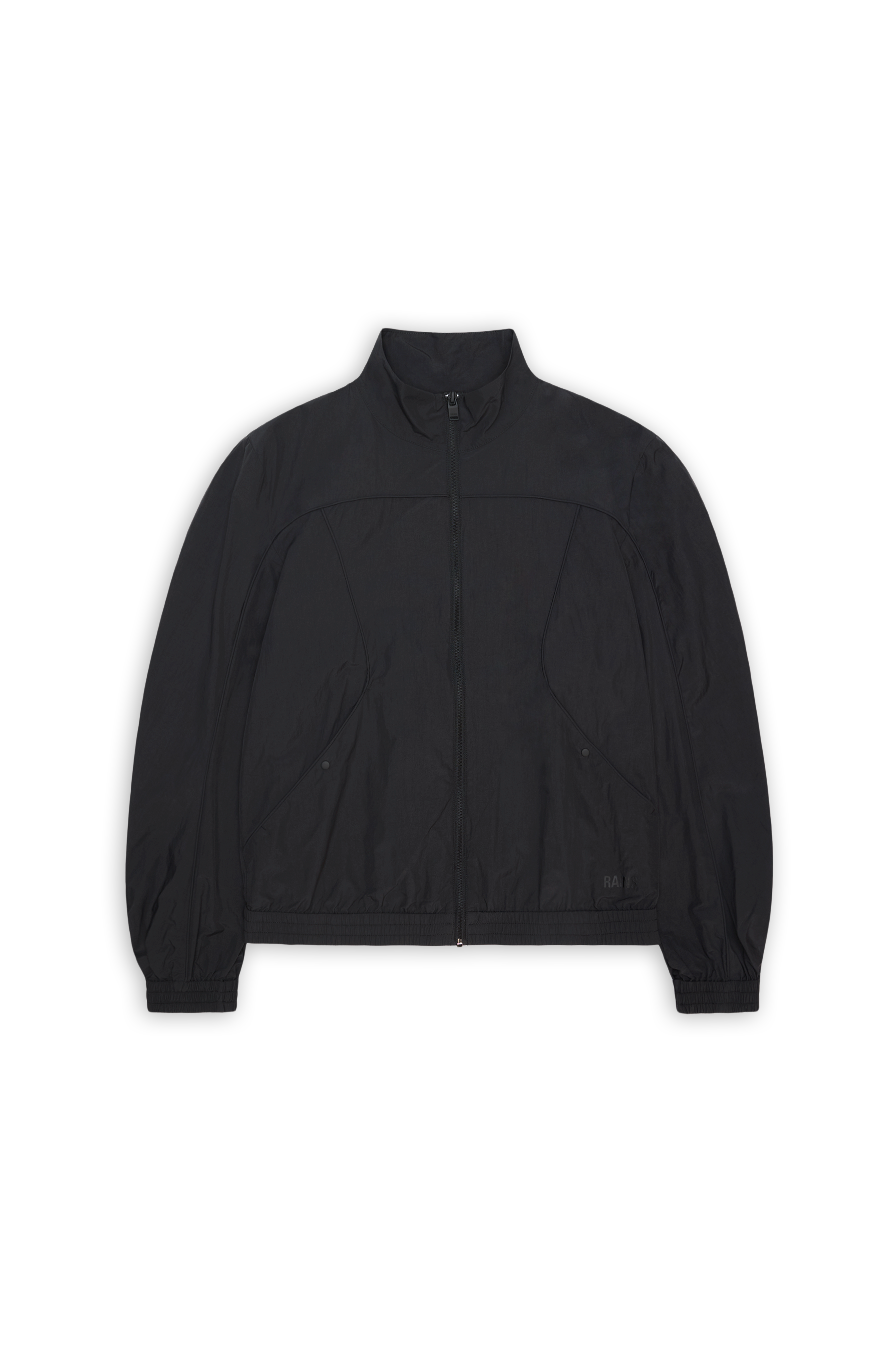 RAINS Cooldown Track Top Black Jacket