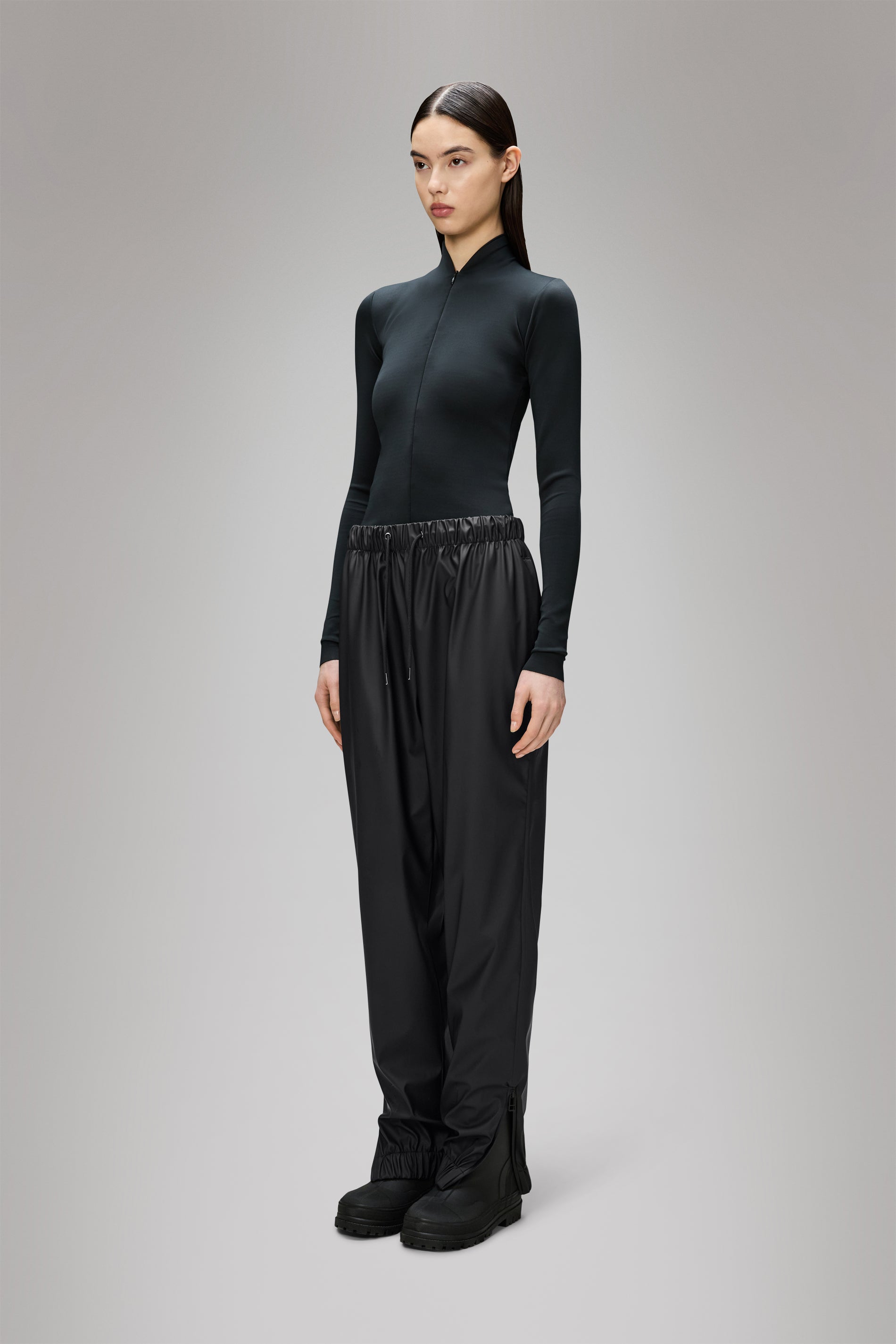 RAINS Rain Pants Regular Black Pants