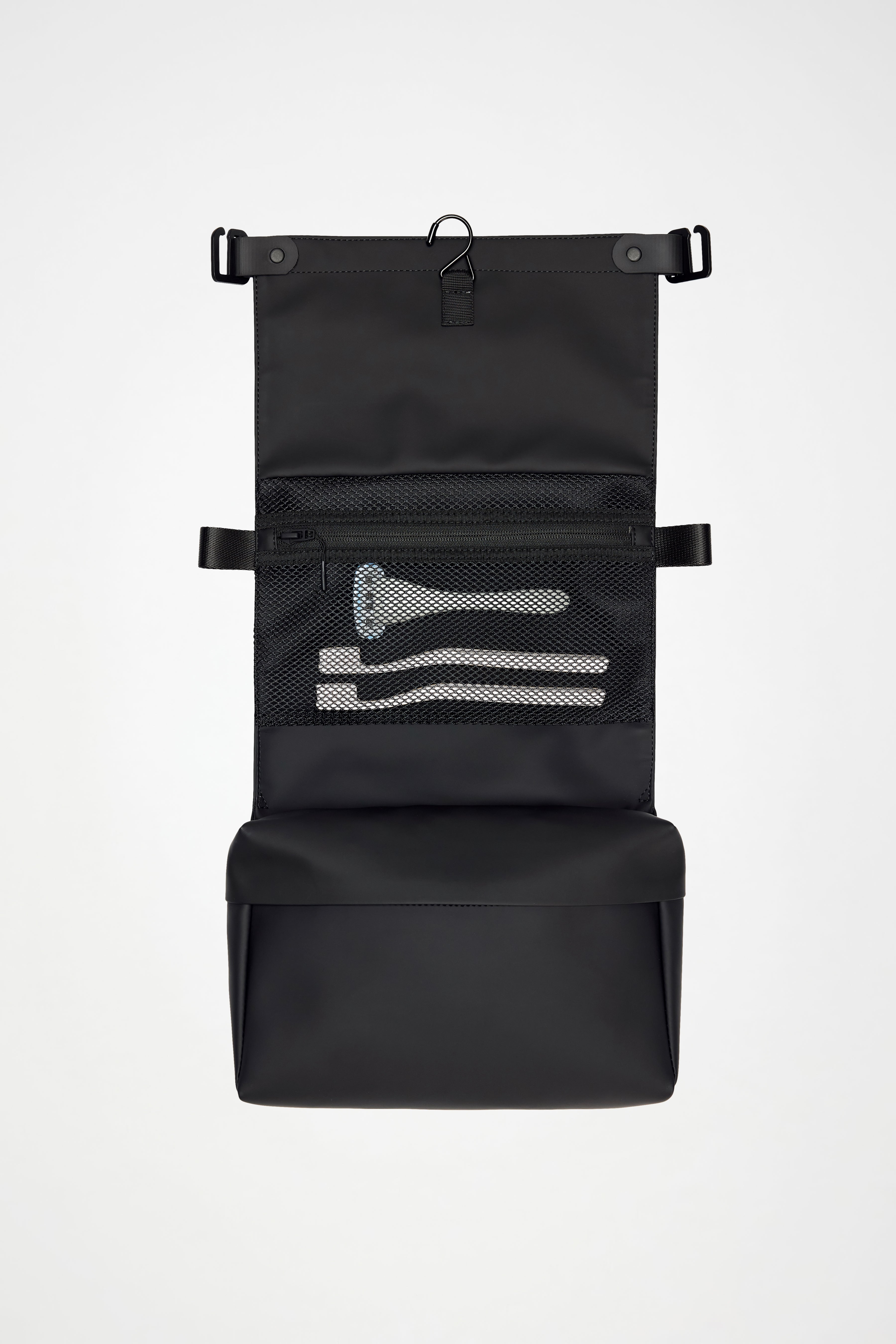 RAINS OTG Wash Bag Black Wash Bag