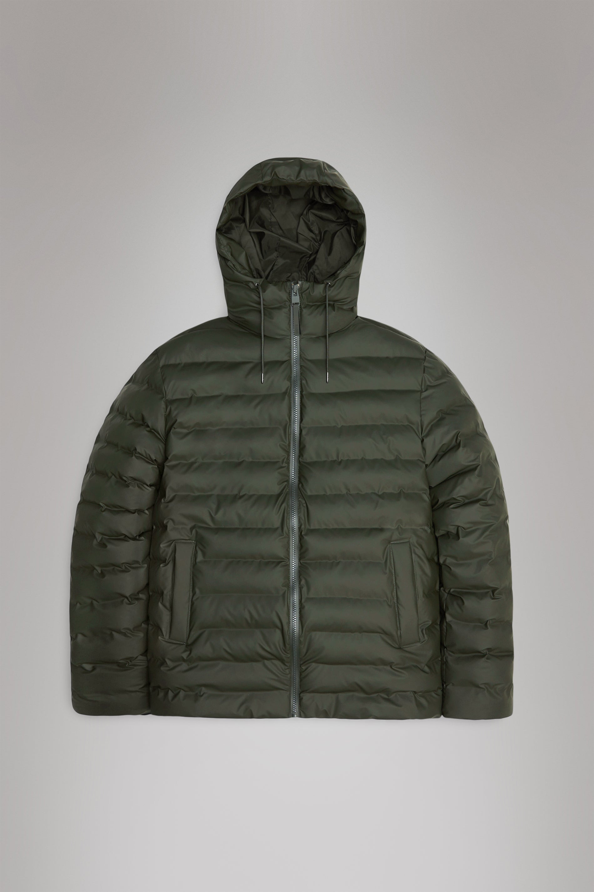 RAINS Lohja Puffer Jacket Green Jacket
