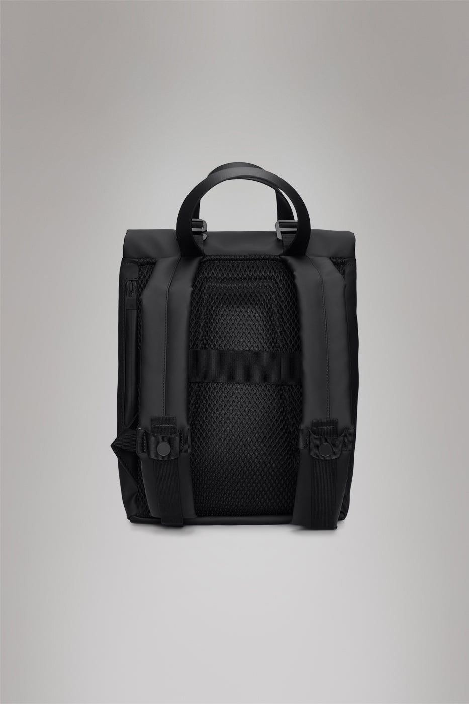 RAINS 2 Way Tote Backpack Mini Black Backpack