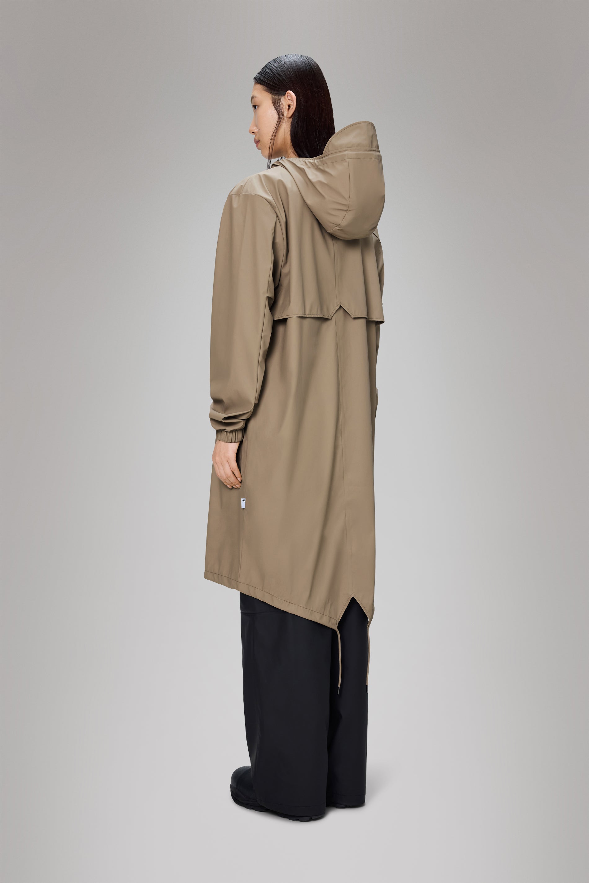 RAINS Fishtail Parka Beige Jacket