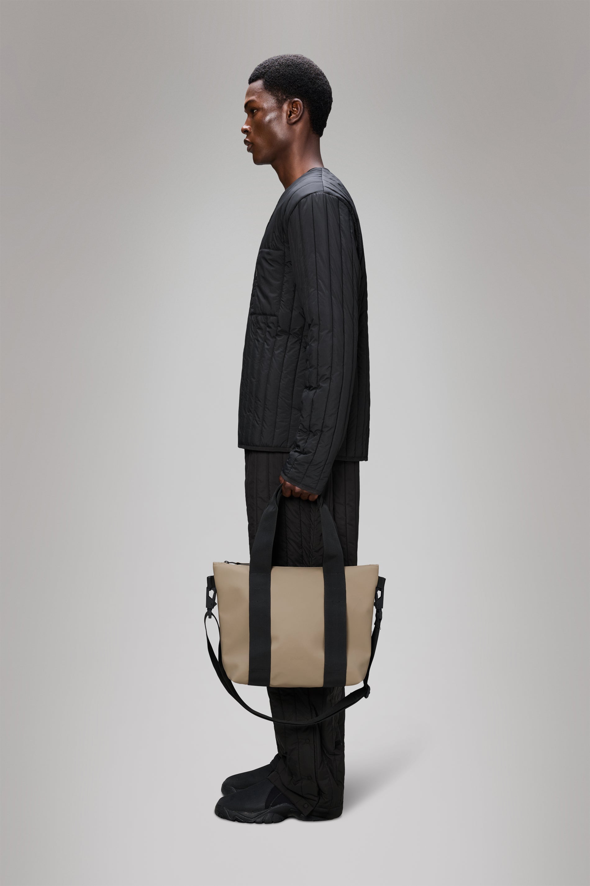 RAINS Tote Bag Micro Beige 7.50L H28 x D10 x W32 cm Tote