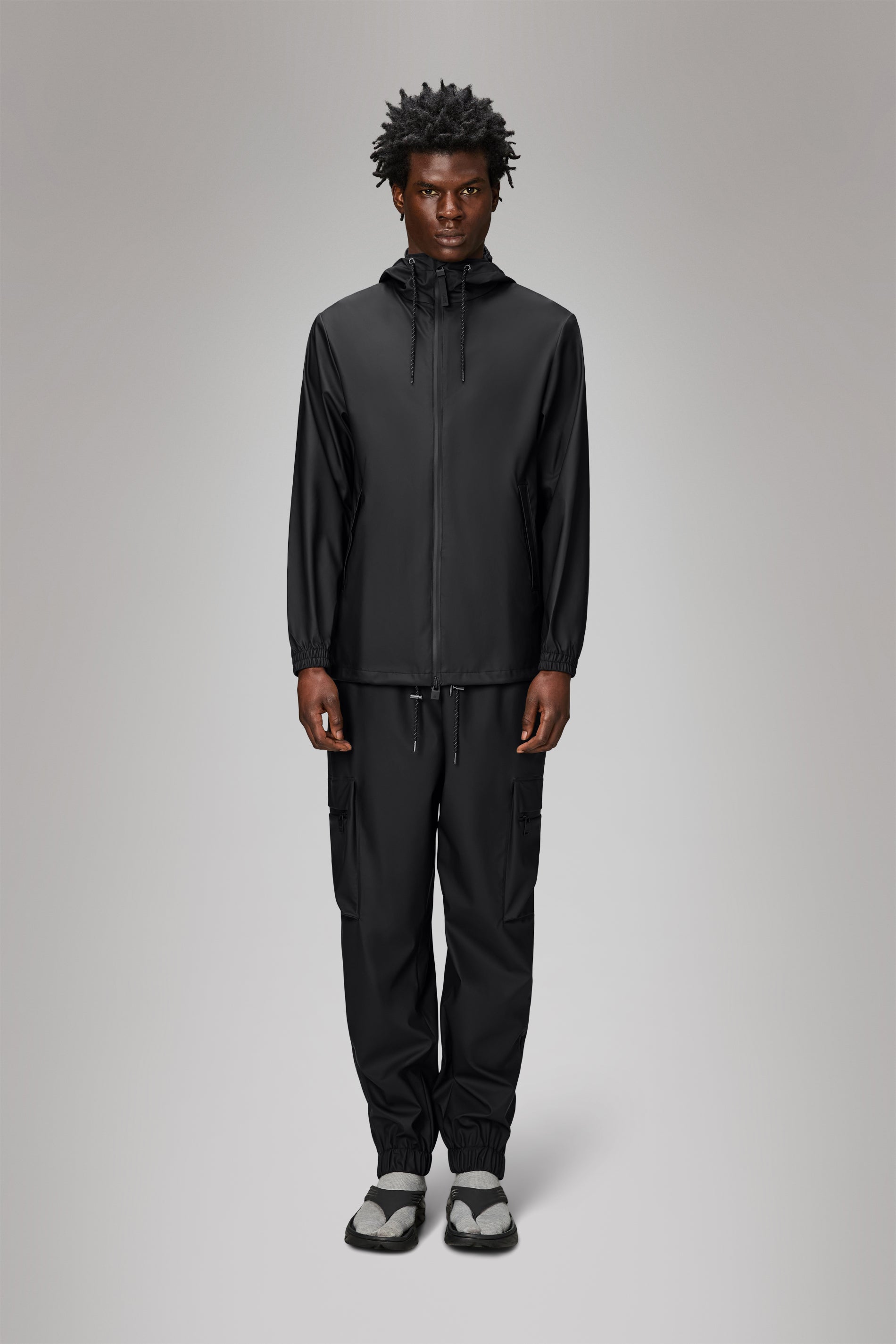 RAINS Storm Breaker Black Jacket