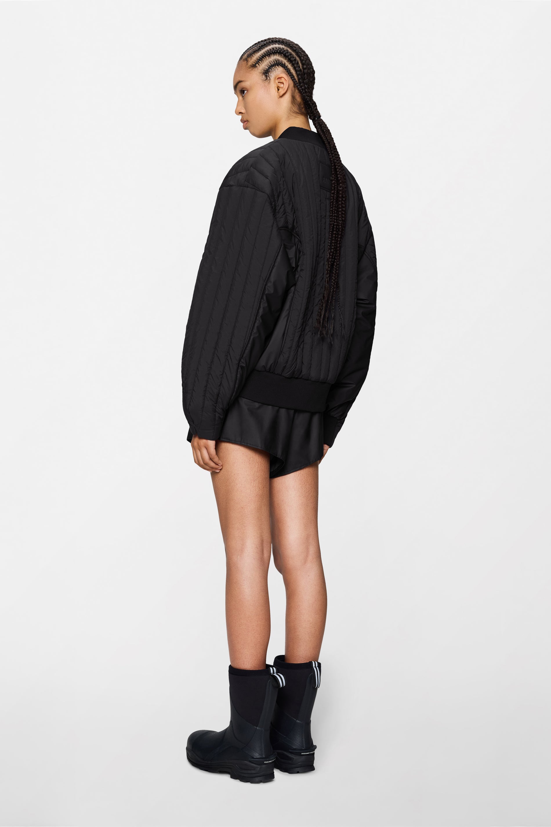 RAINS Koya Vision Bomber Jacket Black Jacket