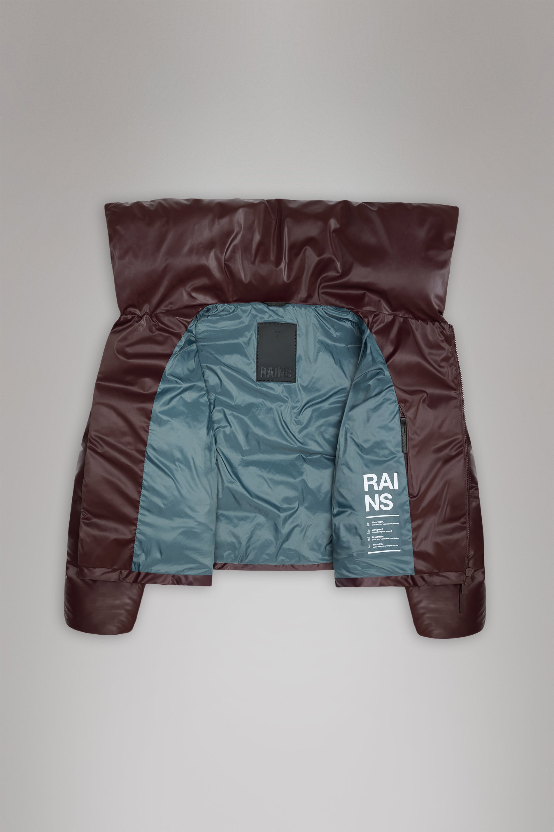 Rains Alta Vision Short Puffer Jacket Swamp Jacket