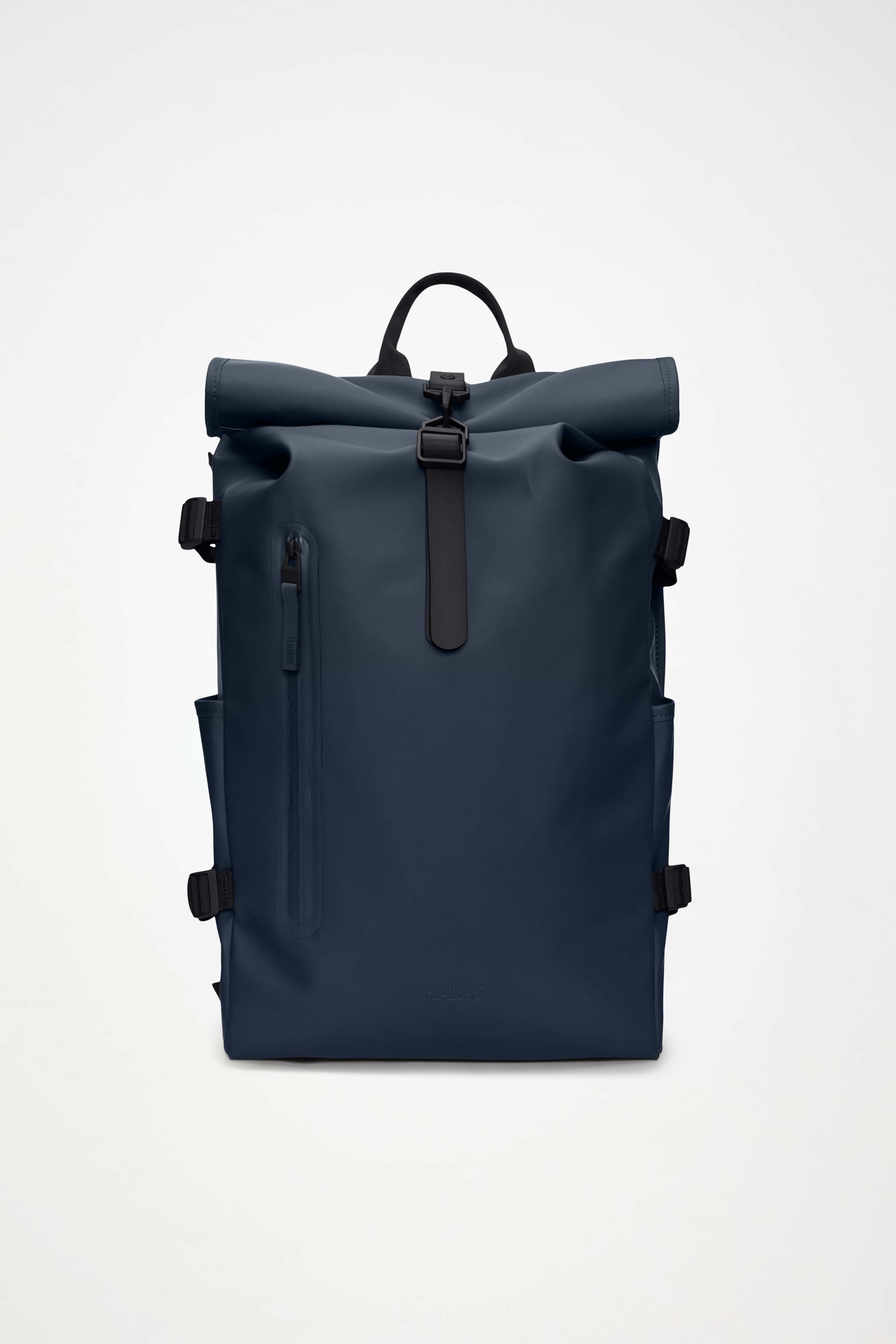 RAINS Rolltop Rucksack Large Navy 23L H63 x D14 x W32 cm Backpack