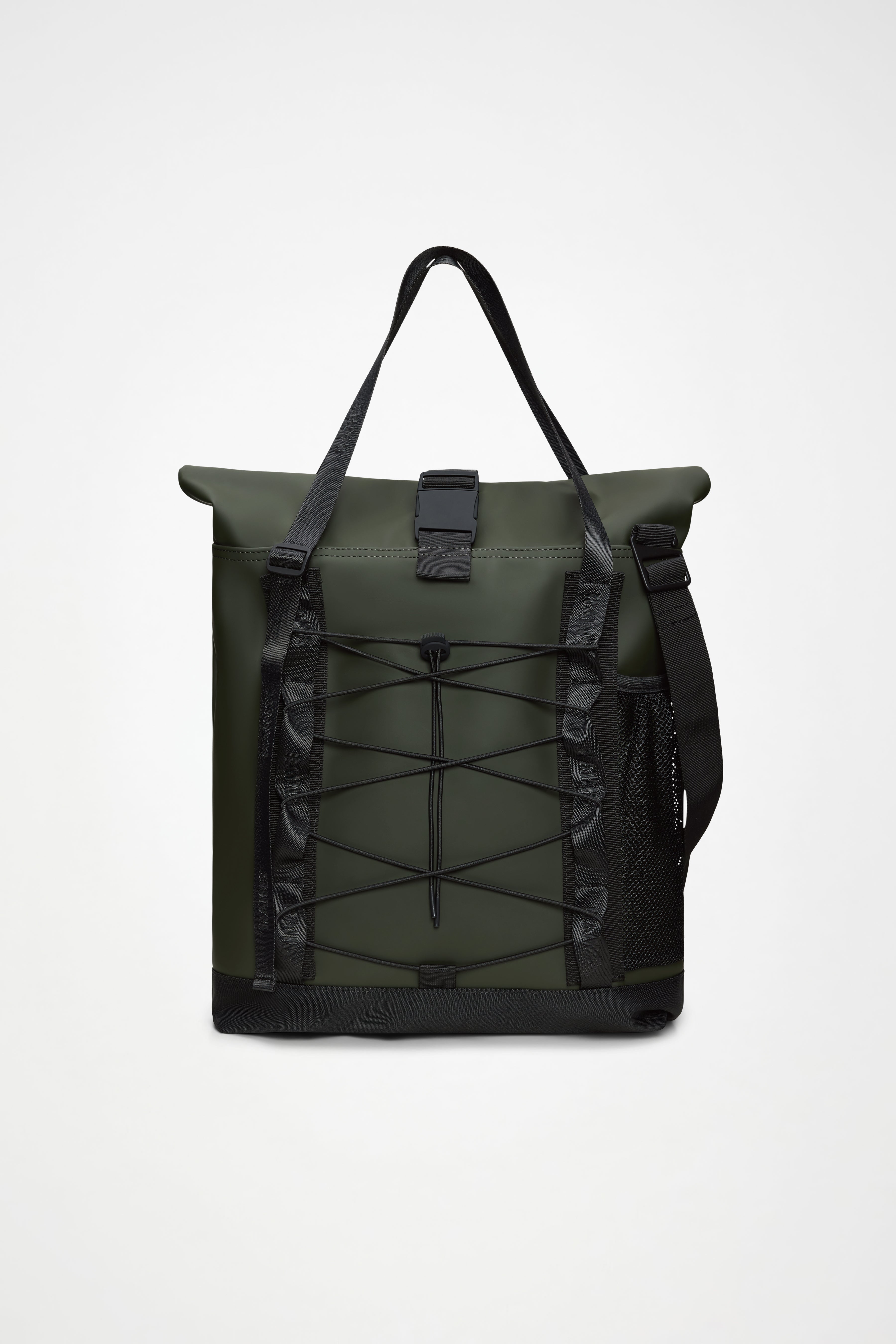 RAINS Trail Rolltop Tote Bag Green 25L H47 x D13 x W35 cm Tote