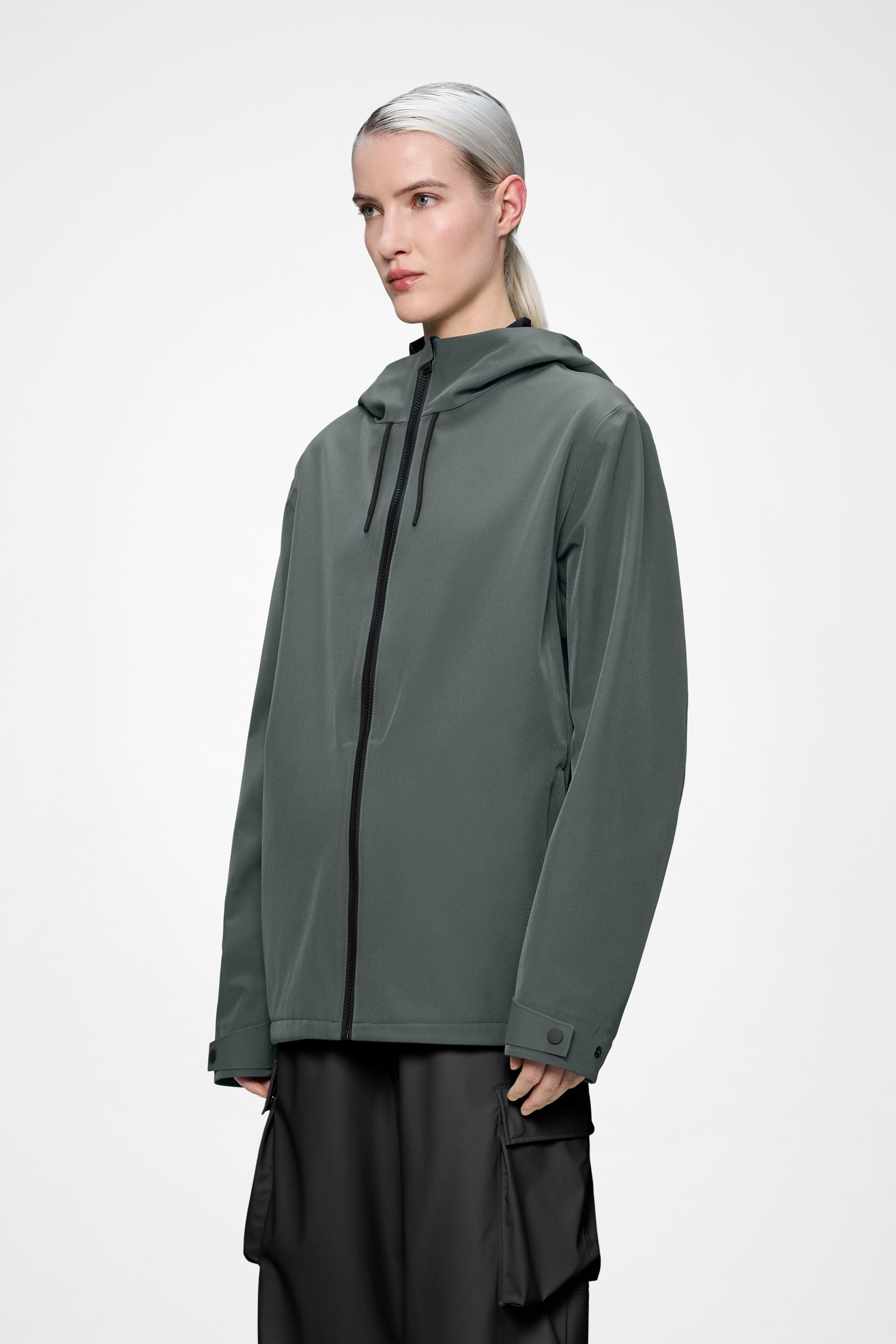 RAINS Suva Softshell Jacket Dark Grey Jacket