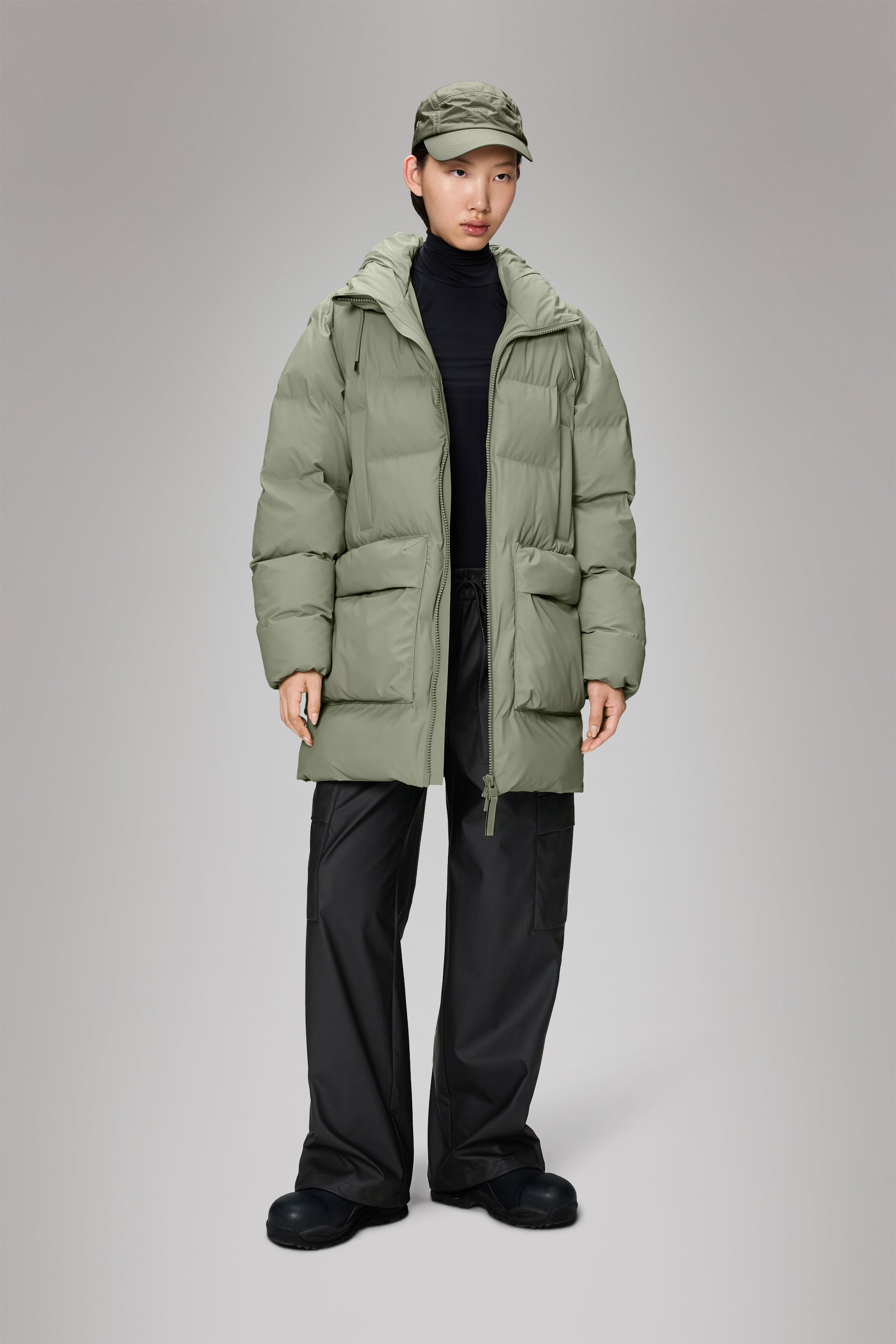 Alta Long Puffer Cargo Jacket