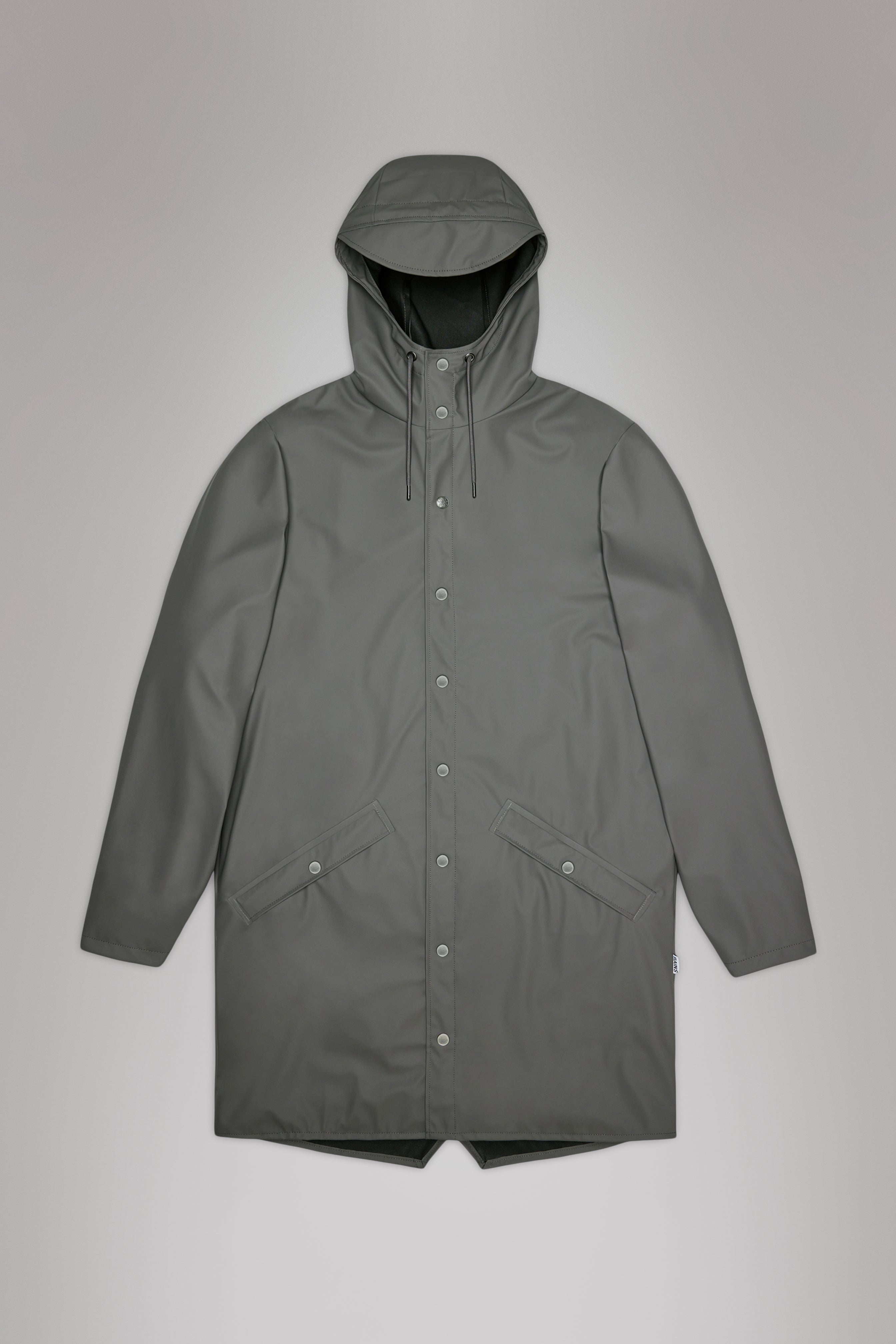RAINS Long Jacket Grey Jacket