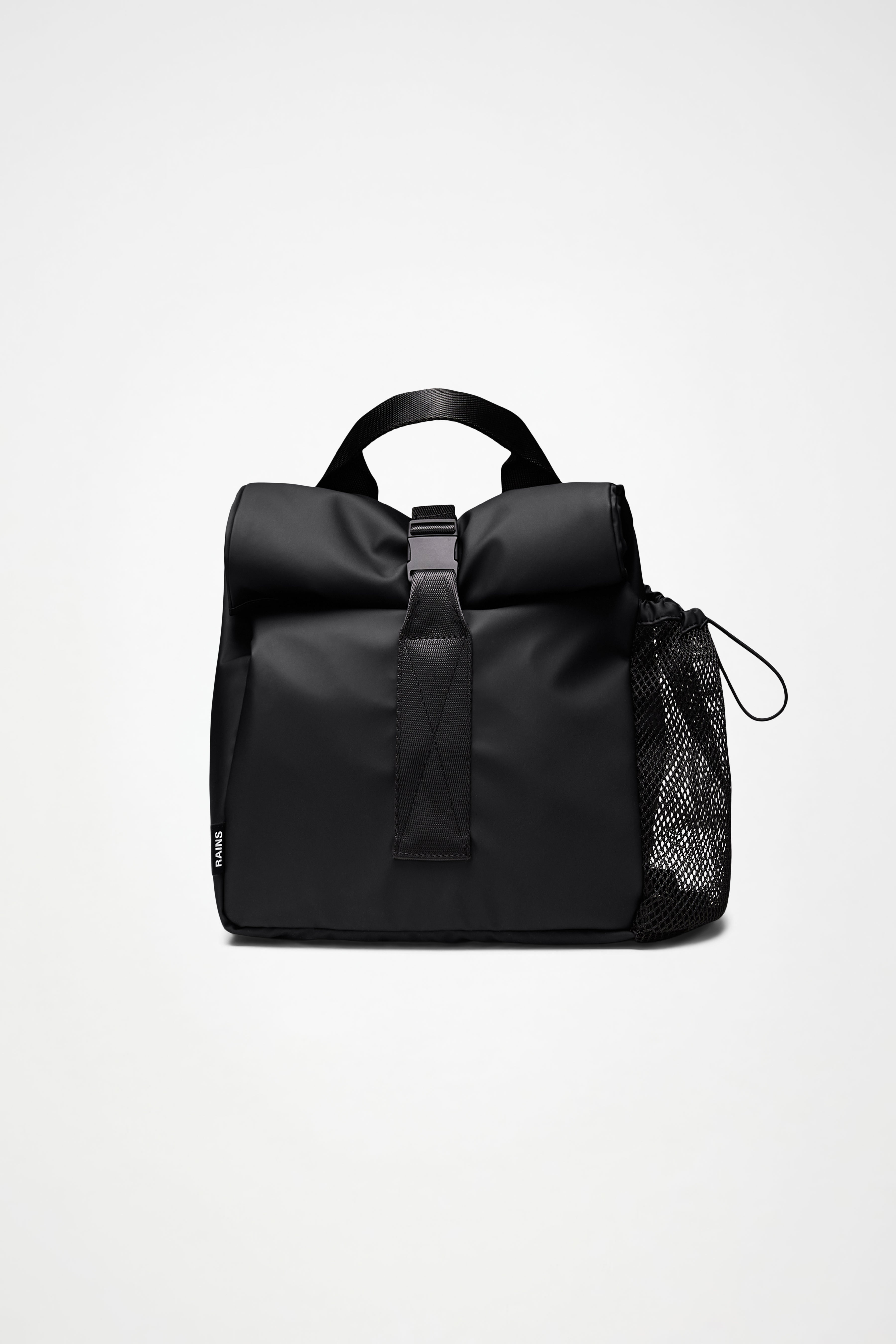 RAINS Lunch Bag Large Black Lunch Bag