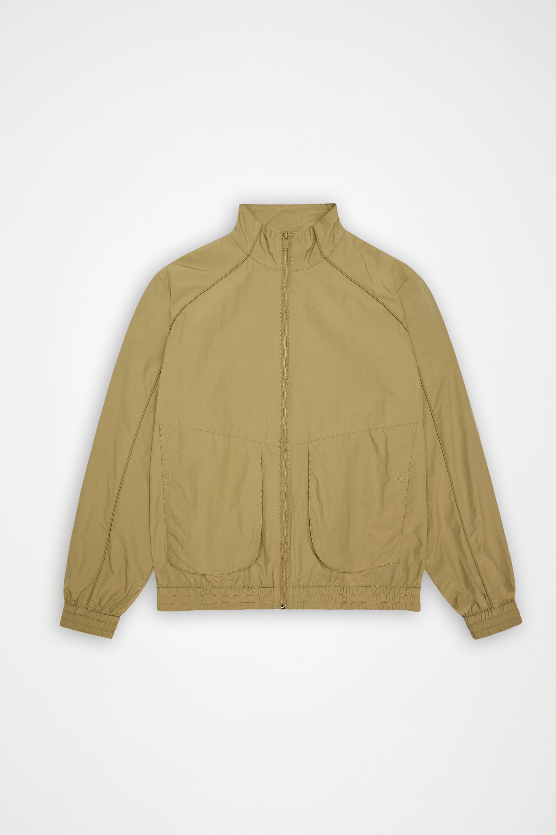 RAINS Cooldown Pocket Track Top Fawn Jacket