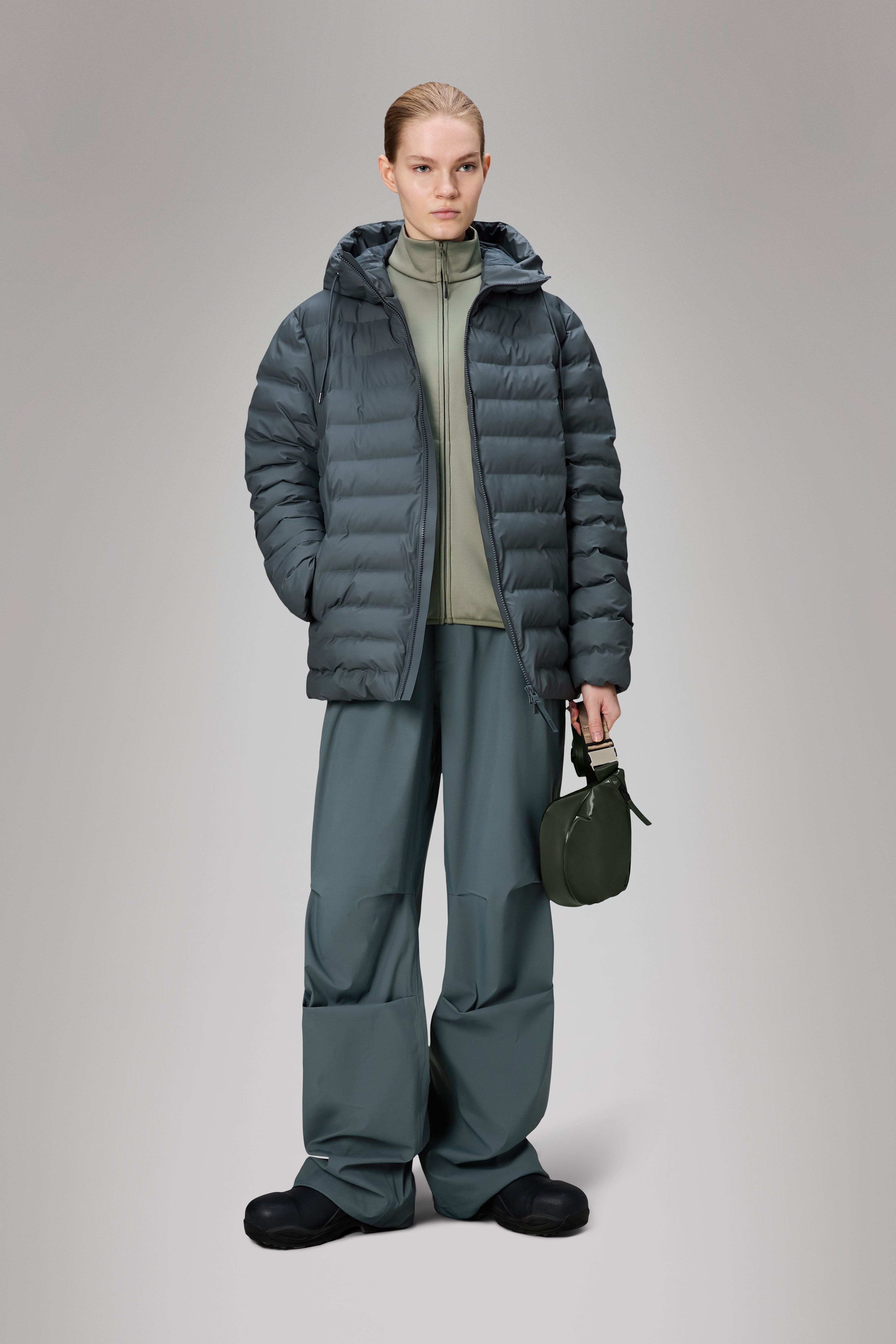 RAINS Lohja Puffer Jacket Lagoon Jacket