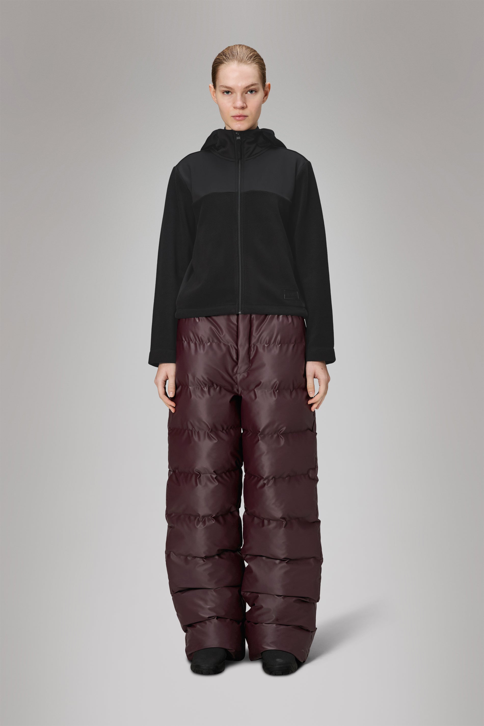 RAINS Sintra Fleece Reverse W Jacket Black Jacket