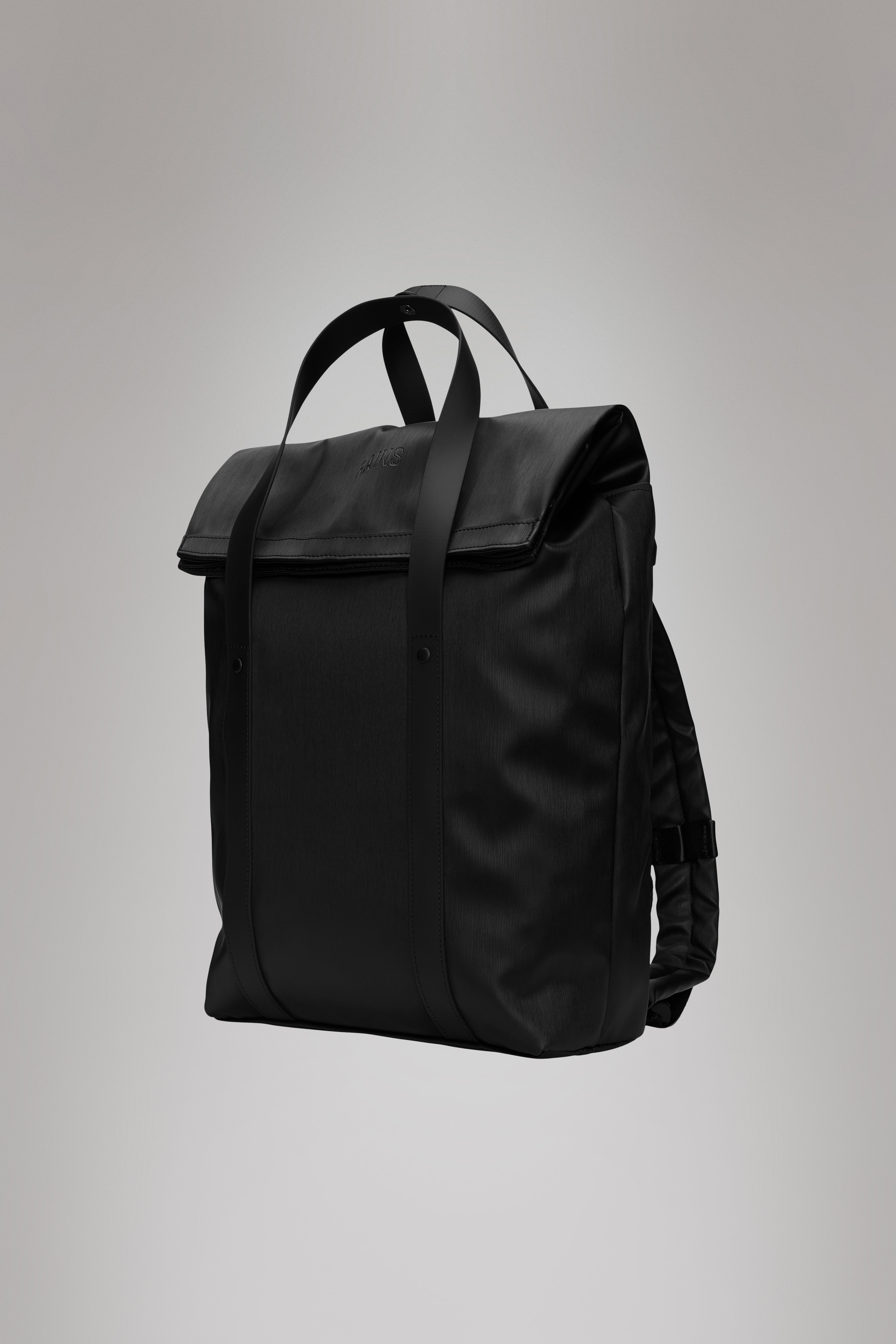 Rains 2 Way Tote Backpack Black Grain 23L H58 x D12 x W33 cm Backpack