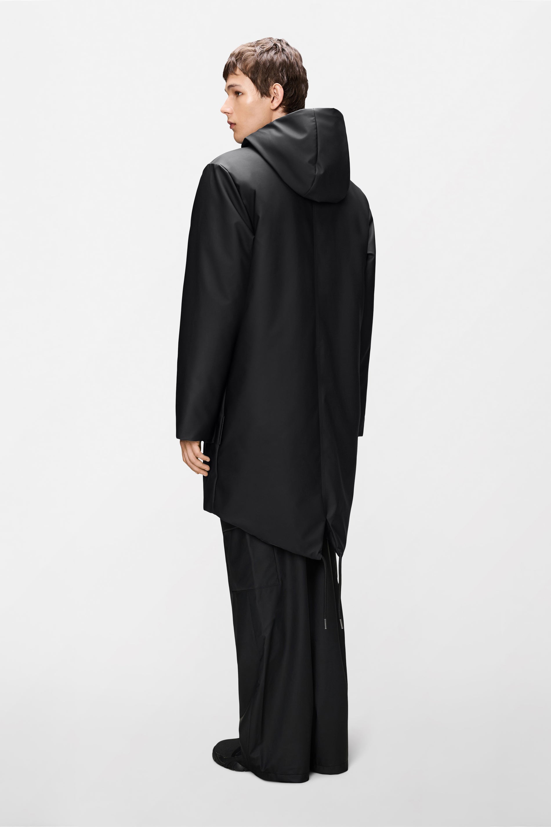 RAINS Nome Long Parka Black Jacket