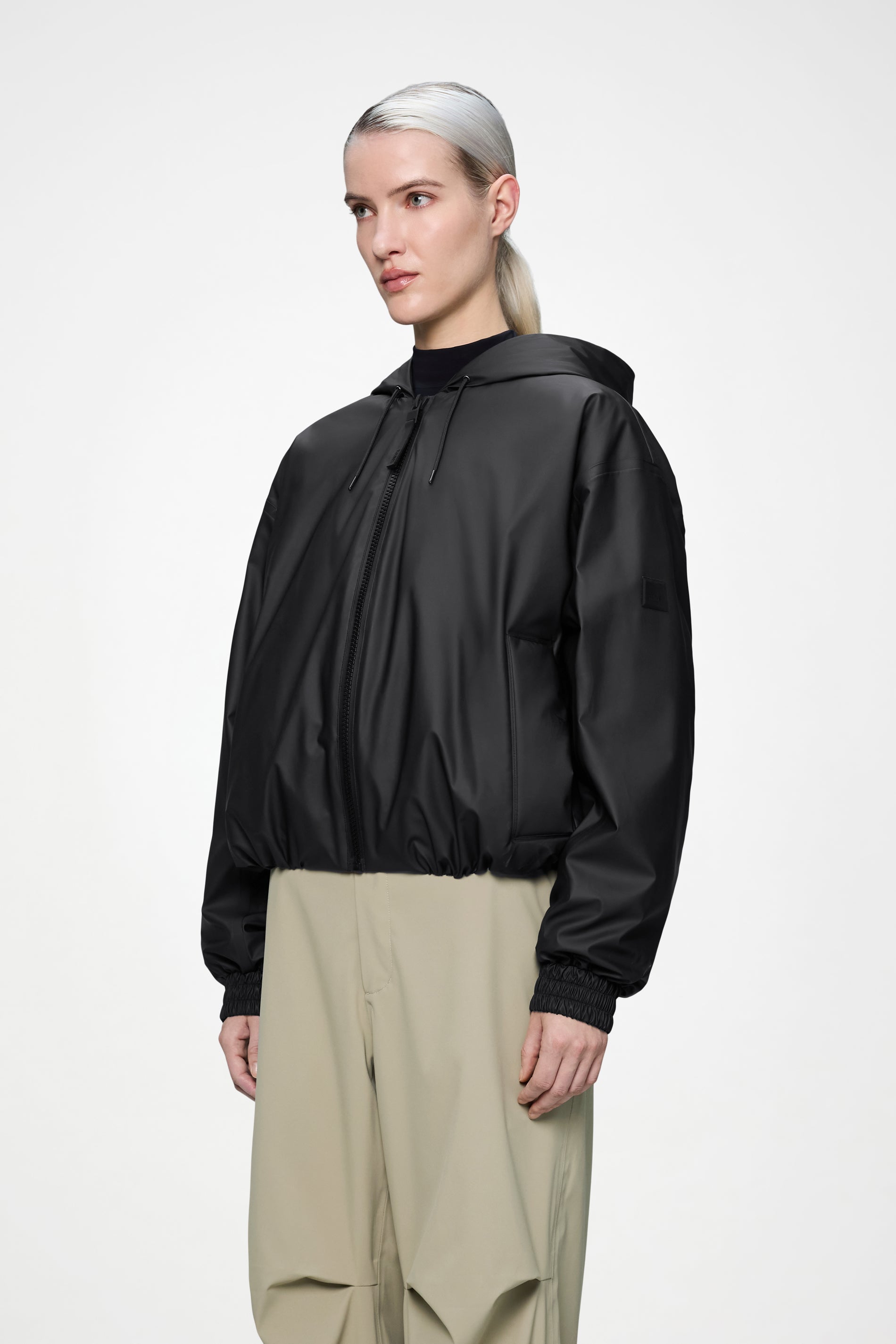 RAINS Lohja Insulated Bomber W Jacket Black Jacket