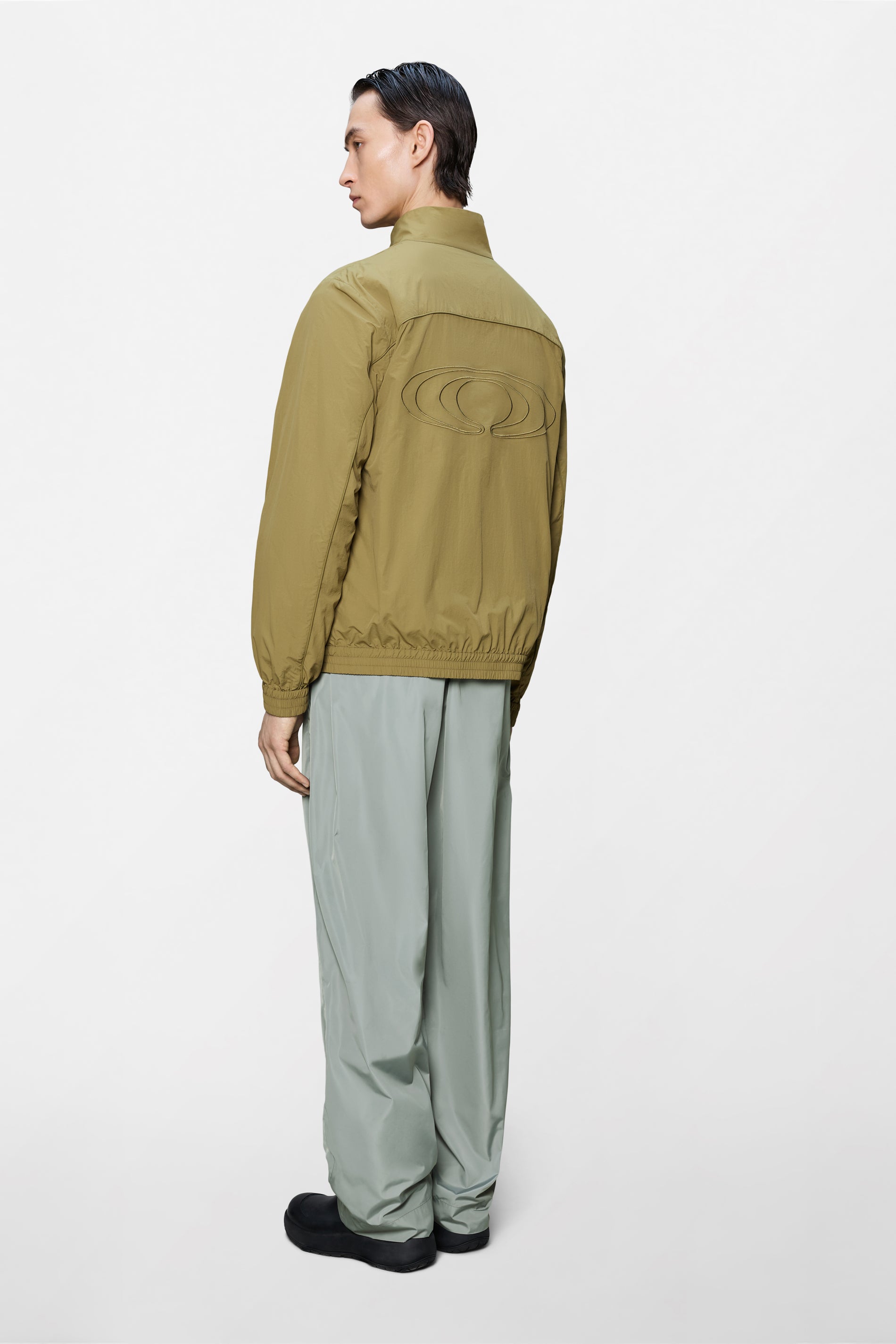 RAINS Cooldown Pocket Track Top Fawn Jacket