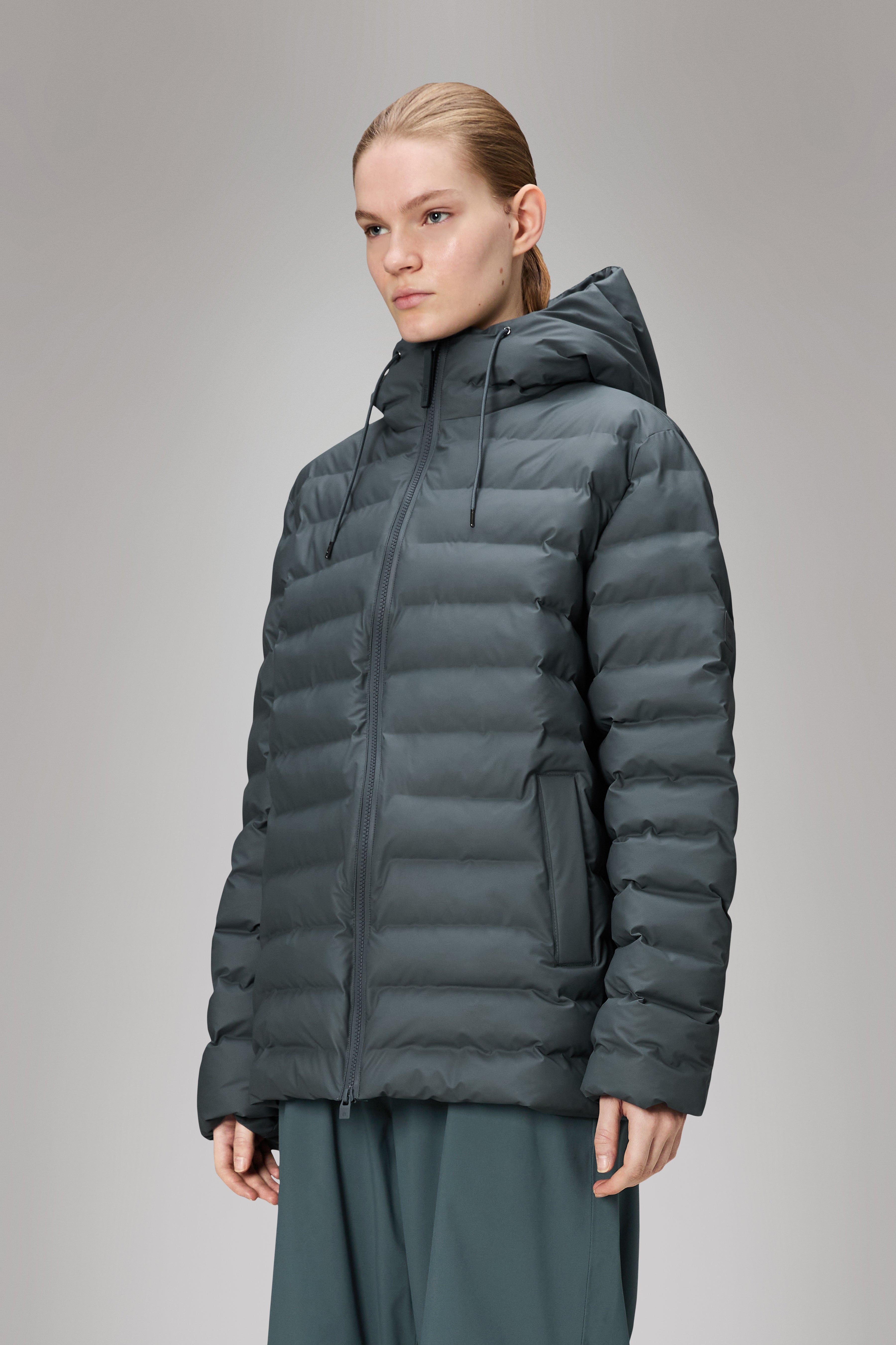 RAINS Lohja Puffer Jacket Lagoon Jacket