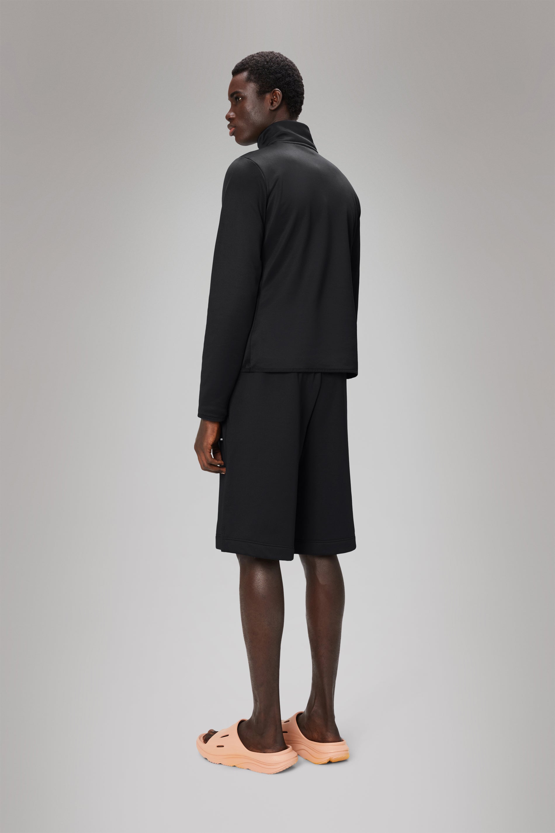 RAINS Sintra Fleece Half Zip Black Half Zip