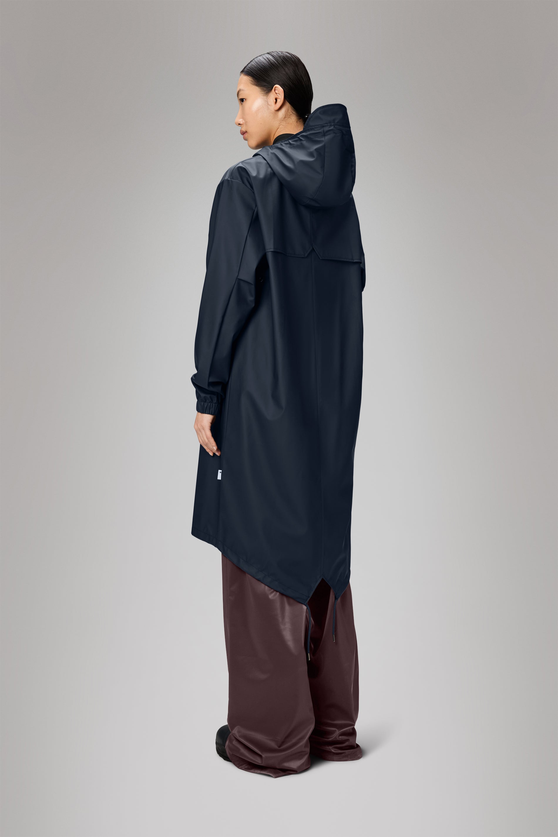 RAINS Fishtail Parka Navy Jacket