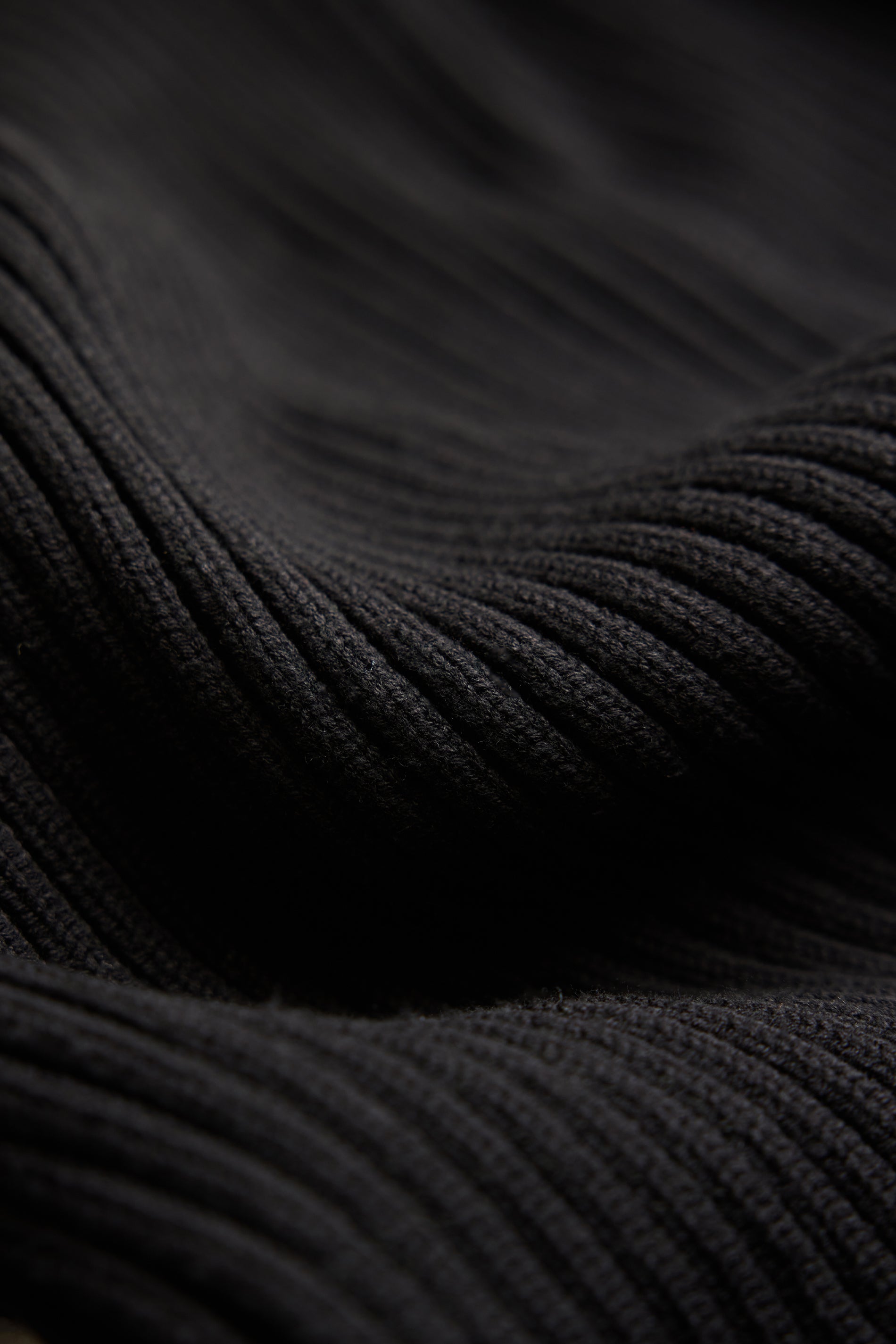 RAINS Sapa Knit W Zip Cardigan Black Long Sleeve