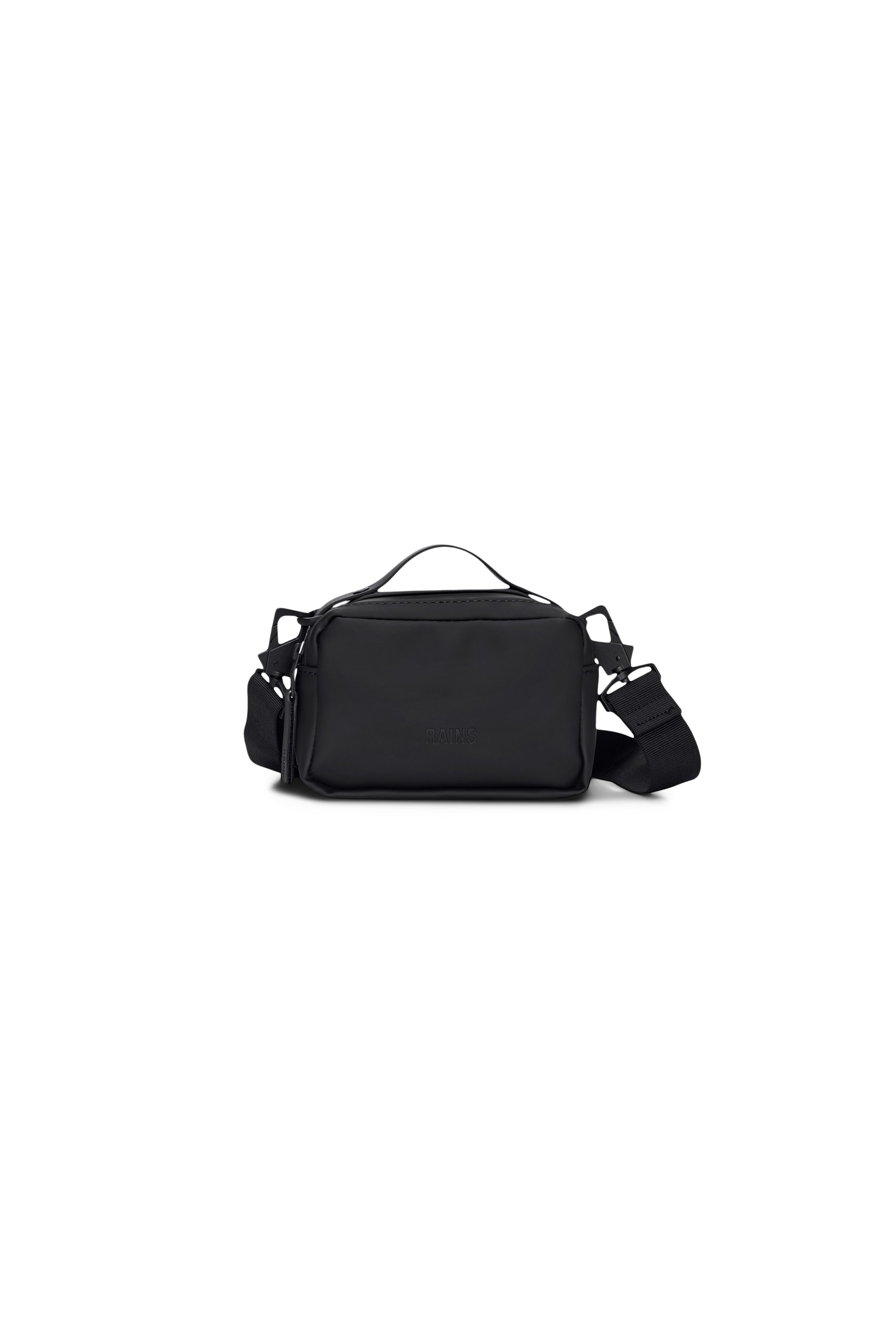 RAINS Box Bag Micro Black Crossbody