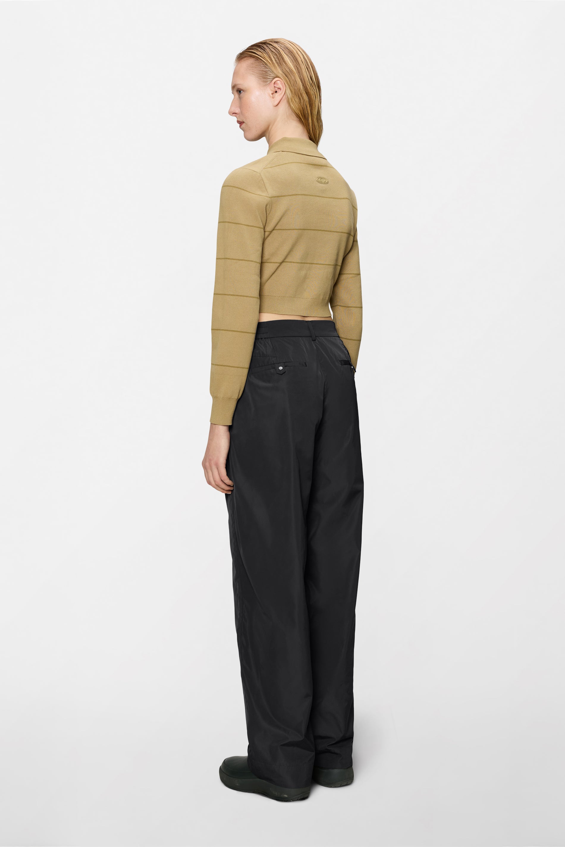 RAINS Relaxed Suit Pants Black Pants