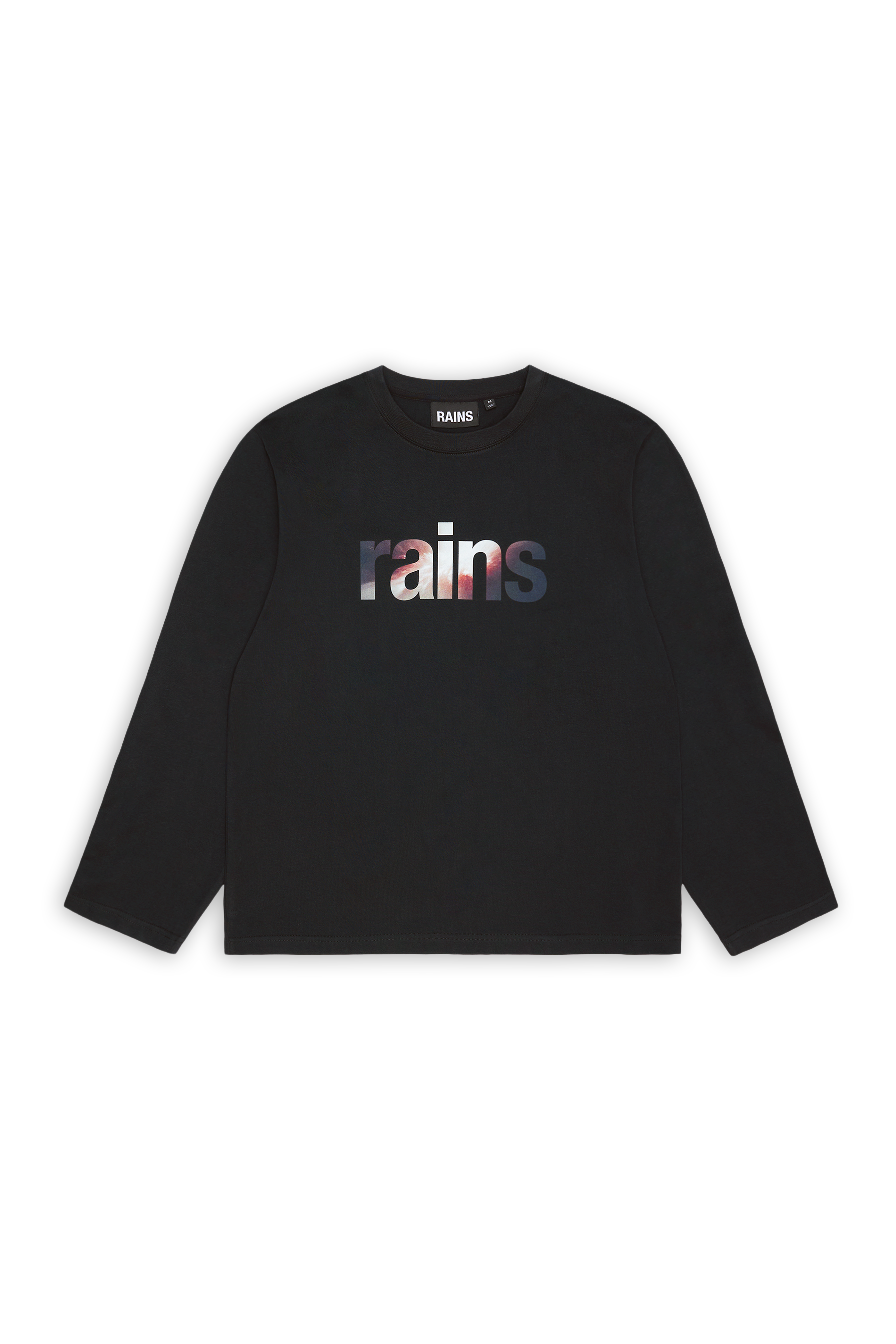 RAINS Classic Long Sleeve T-shirt Sky Black Long Sleeve