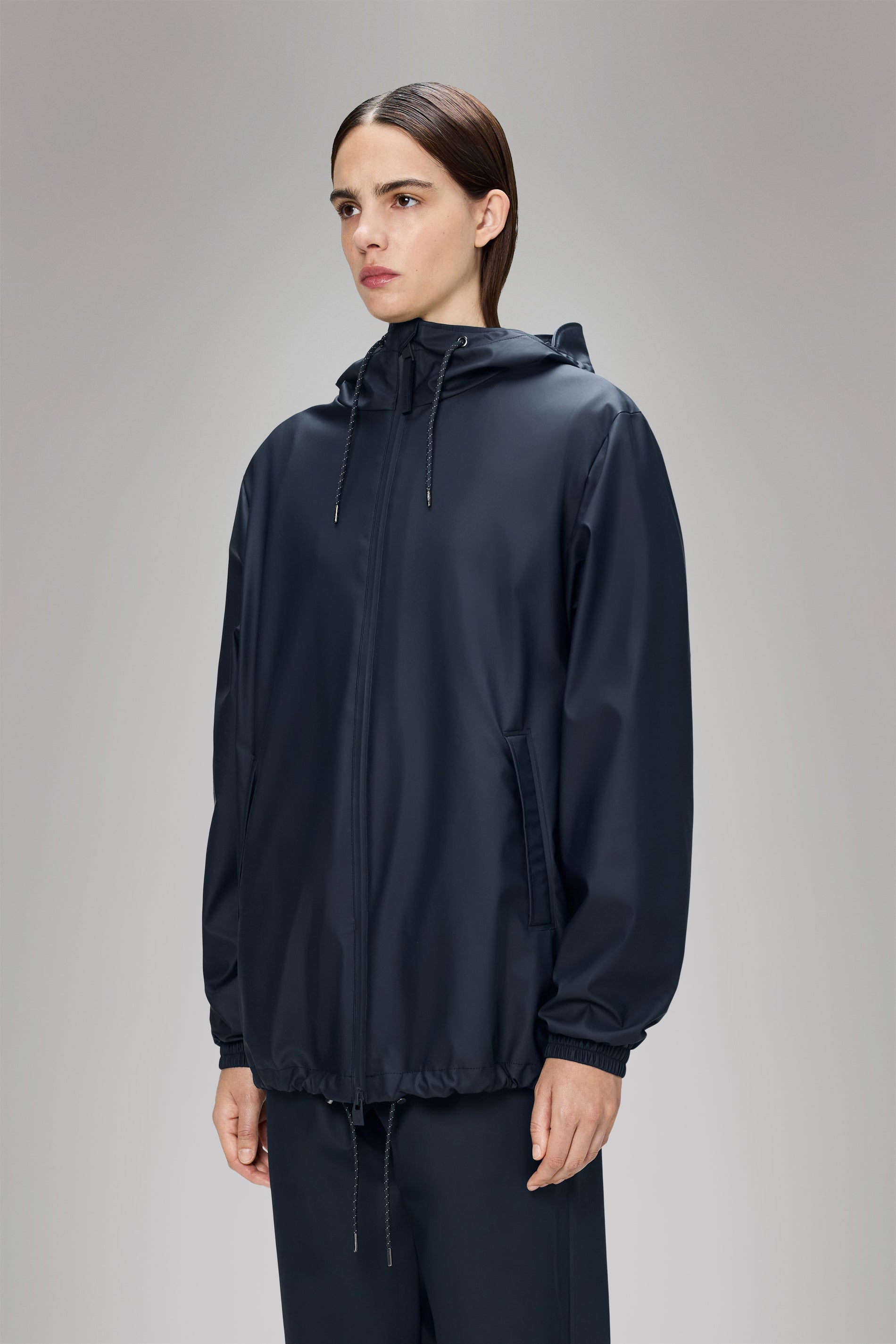 RAINS Storm Breaker Navy Jacket