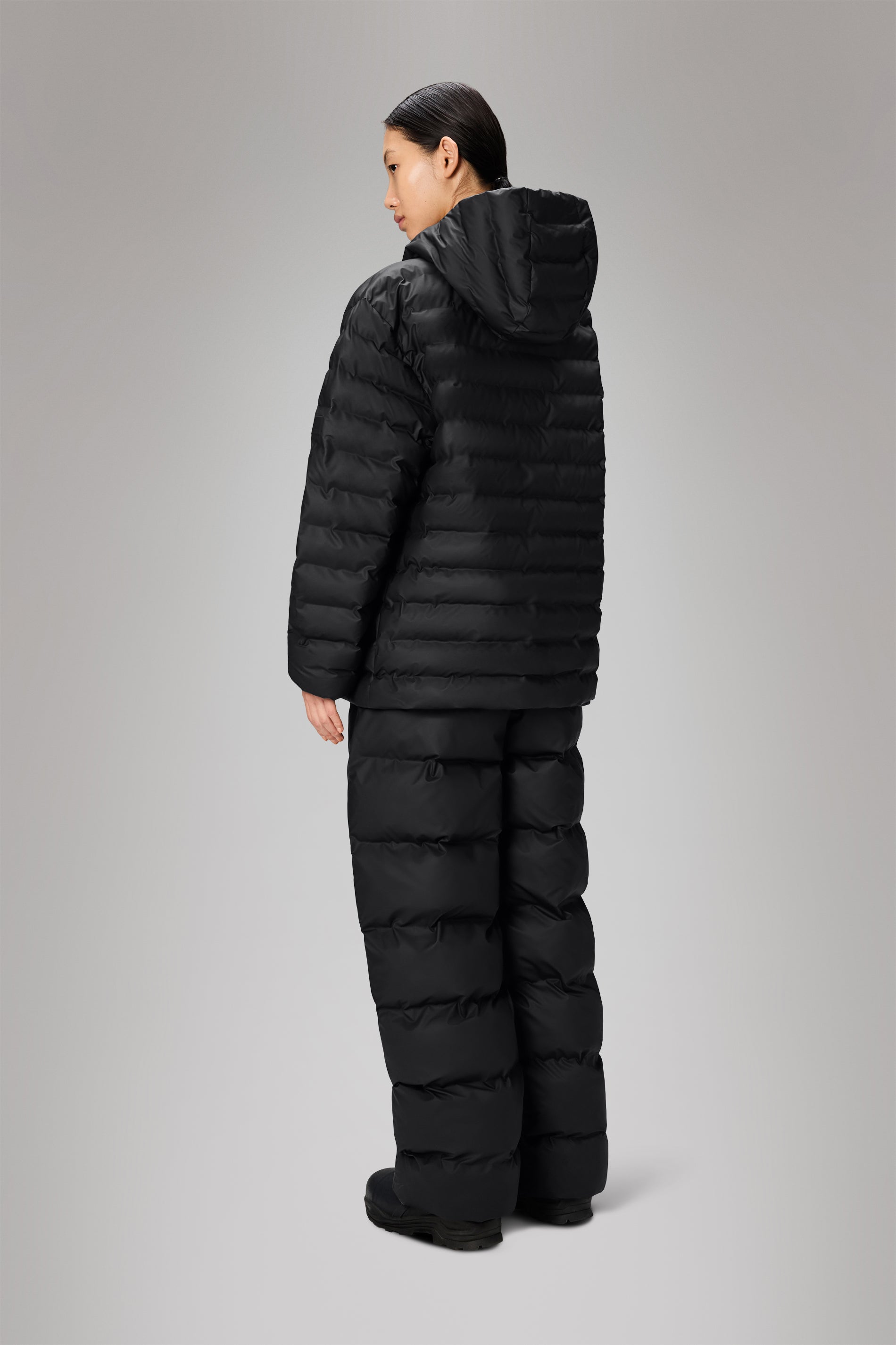 RAINS Lohja Puffer Jacket Black Jacket