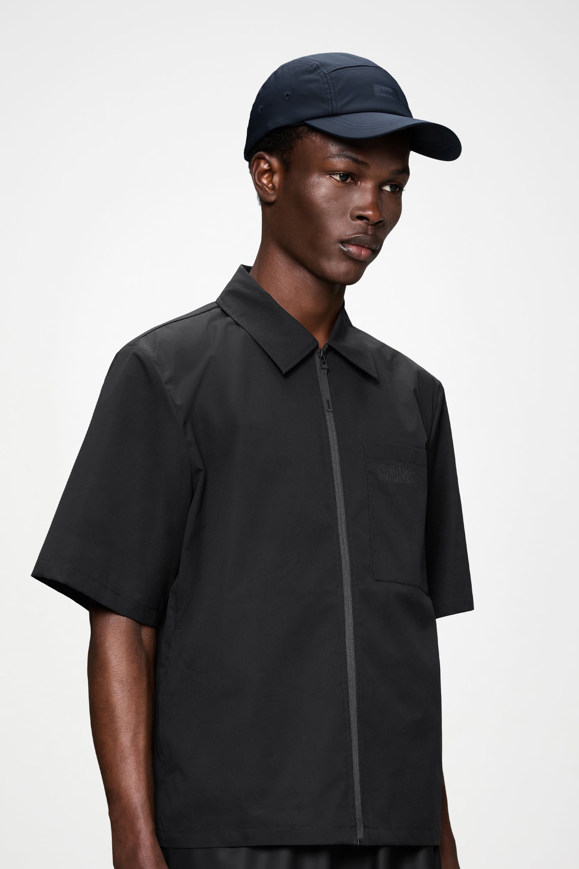 RAINS 5 Panel Cap Navy Headwear