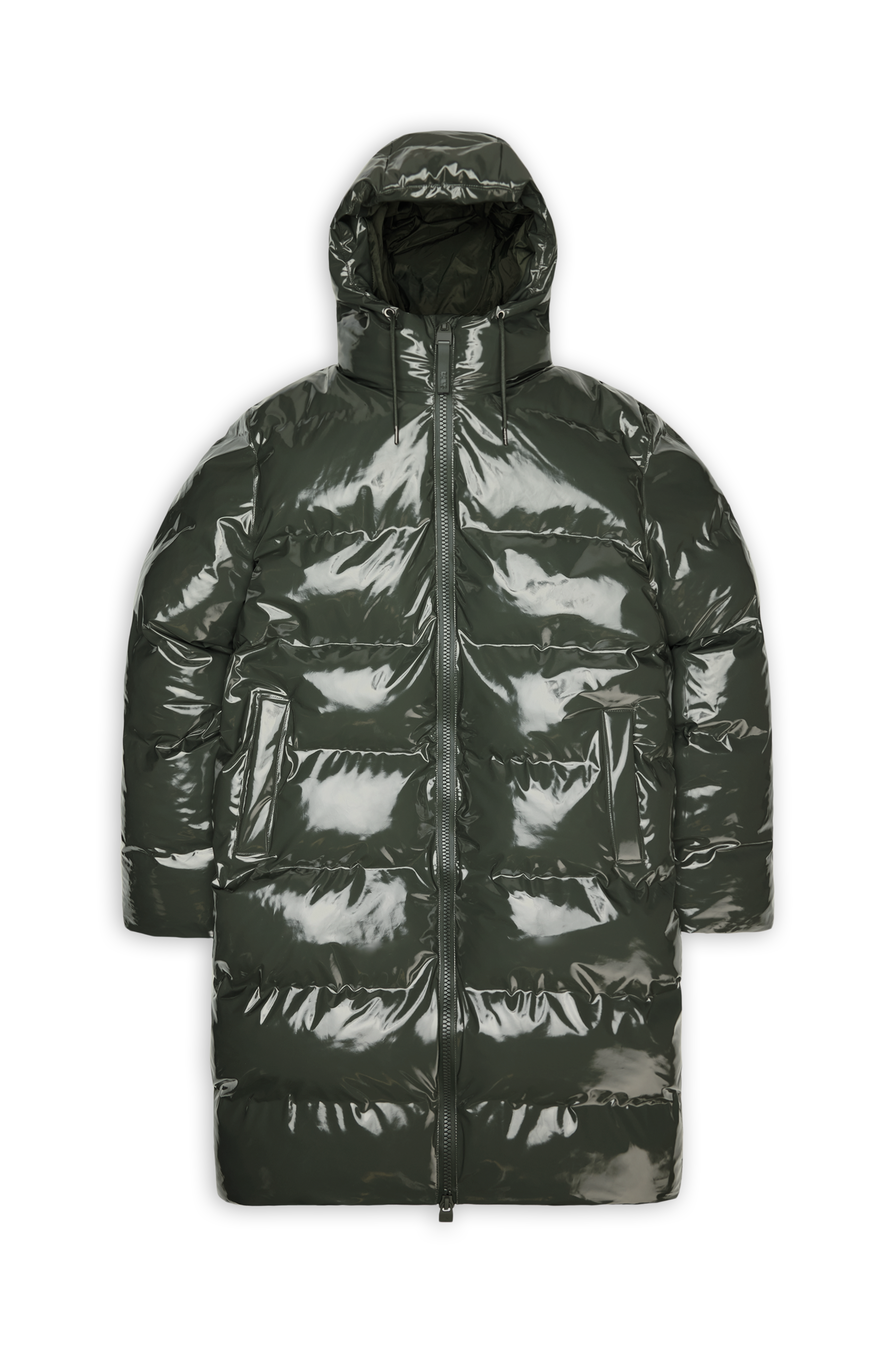 RAINS Alta Longer Puffer Jacket Swamp Jacket