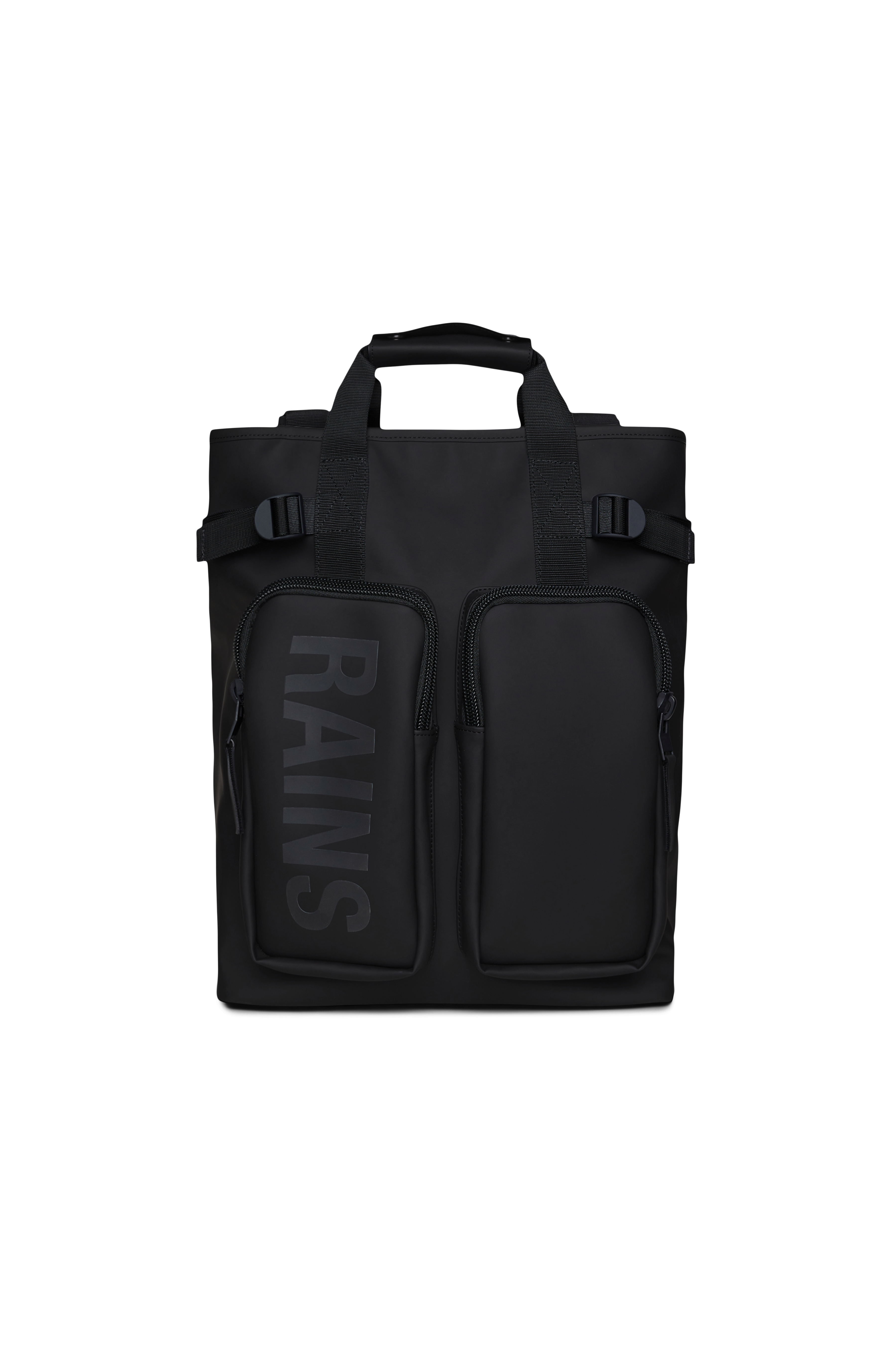 RAINS Texel Tote Backpack Black Backpack