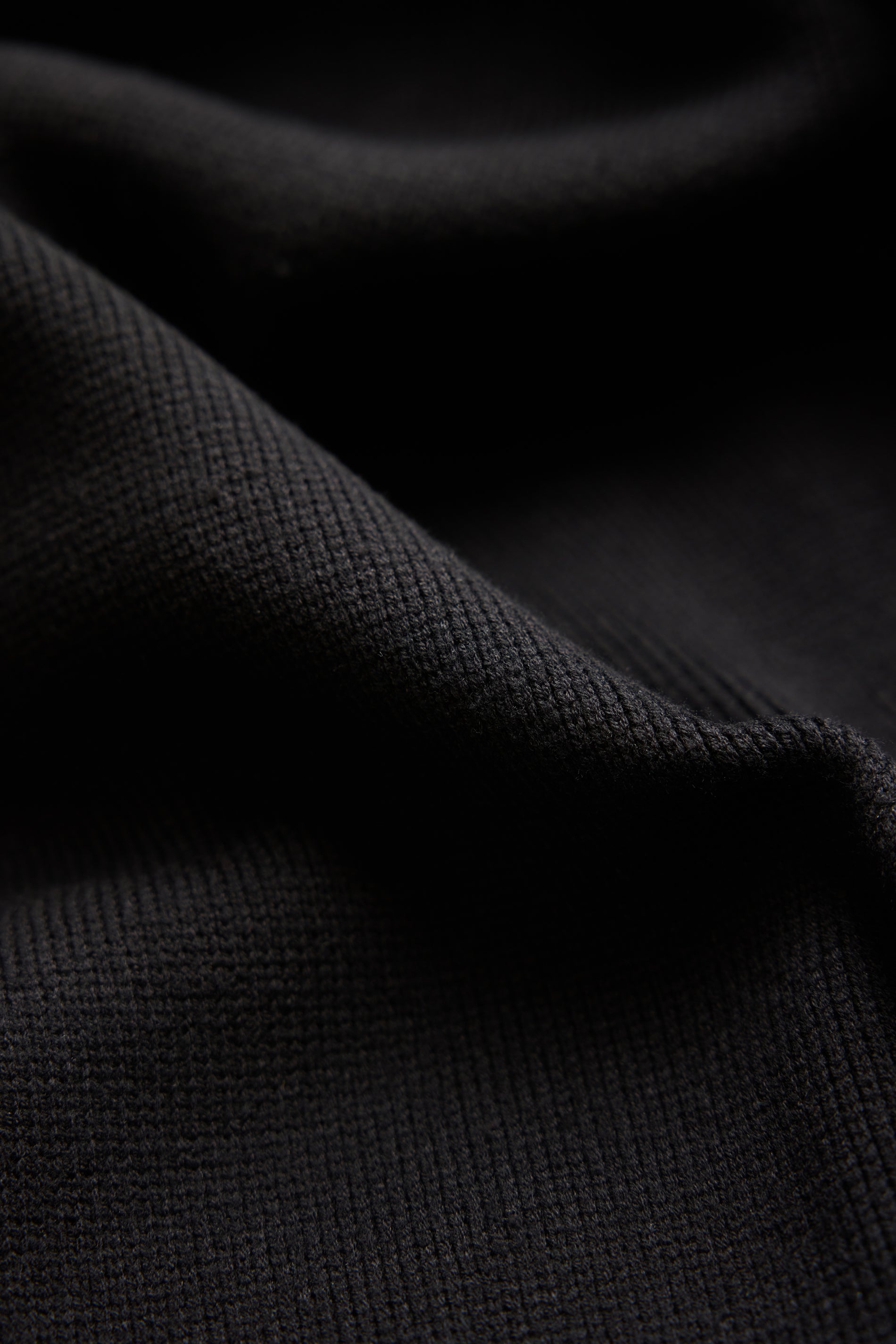 RAINS Sowa Knit Zip Cardigan Black Long Sleeve