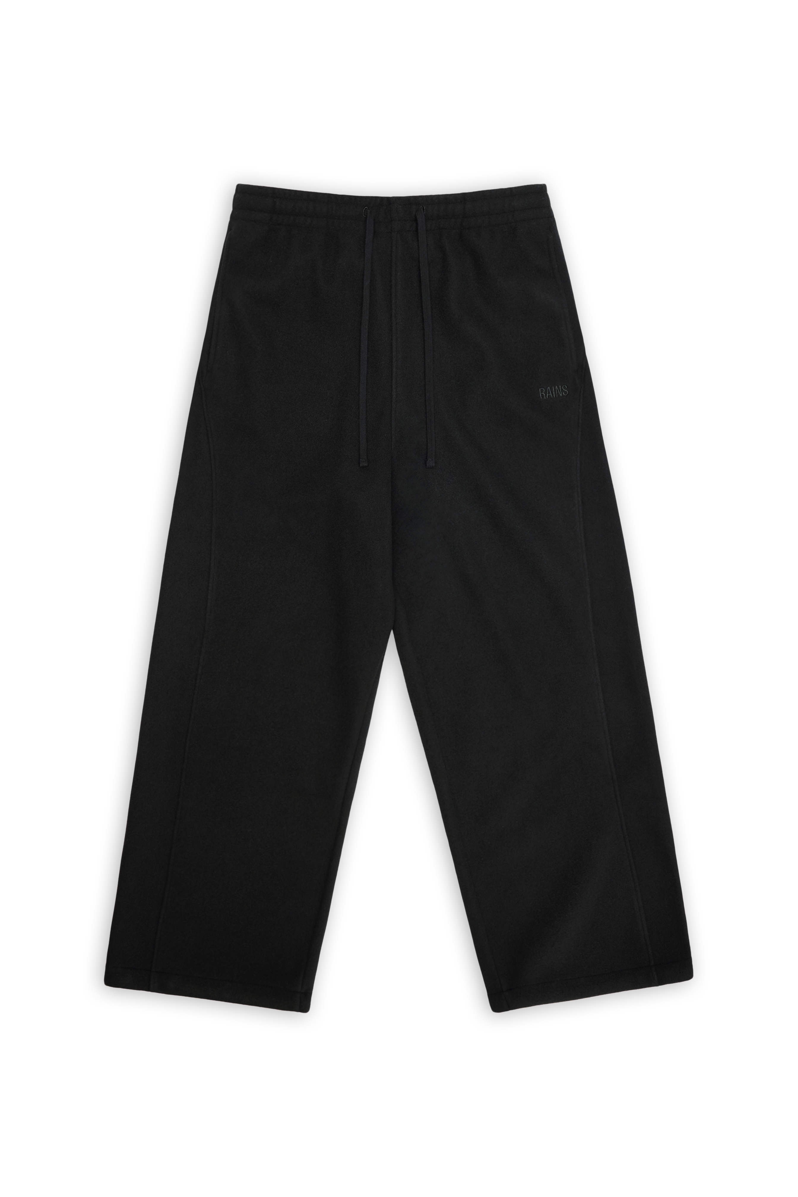 RAINS Fleece Pants Black Pants