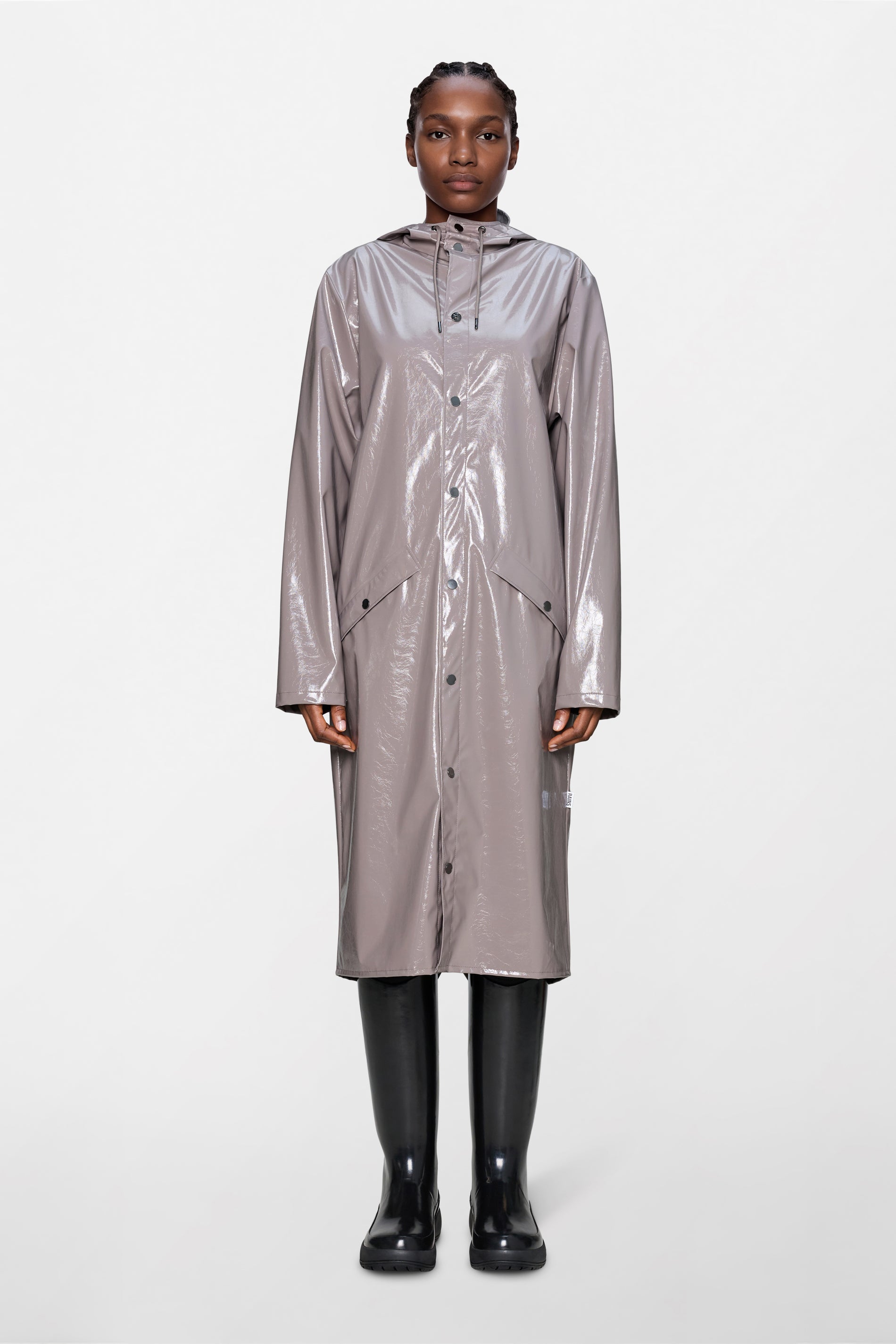RAINS Longer Jacket Cinder Glaze Jacket