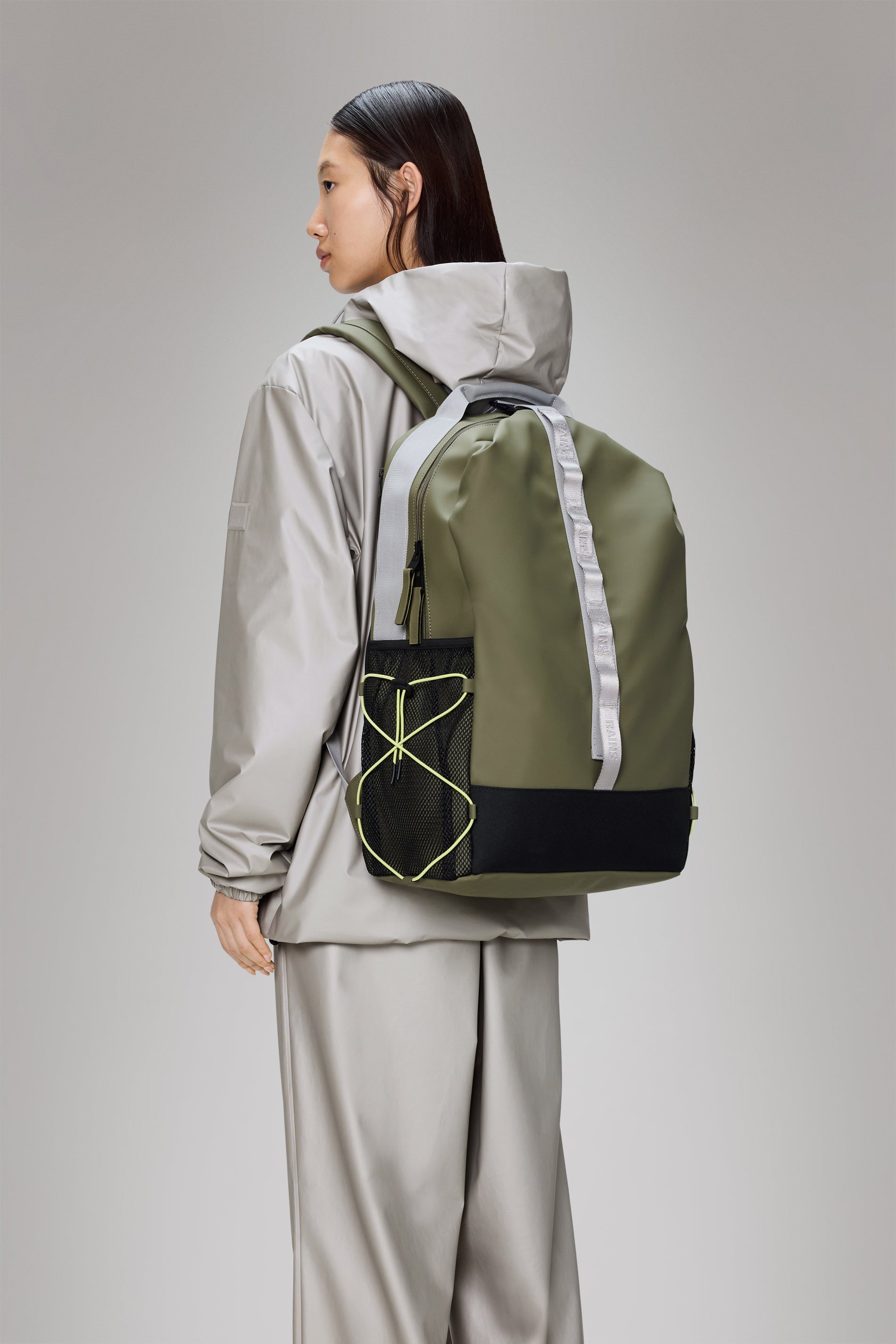 RAINS Trail Clip Front Backpack Marsh Backpack