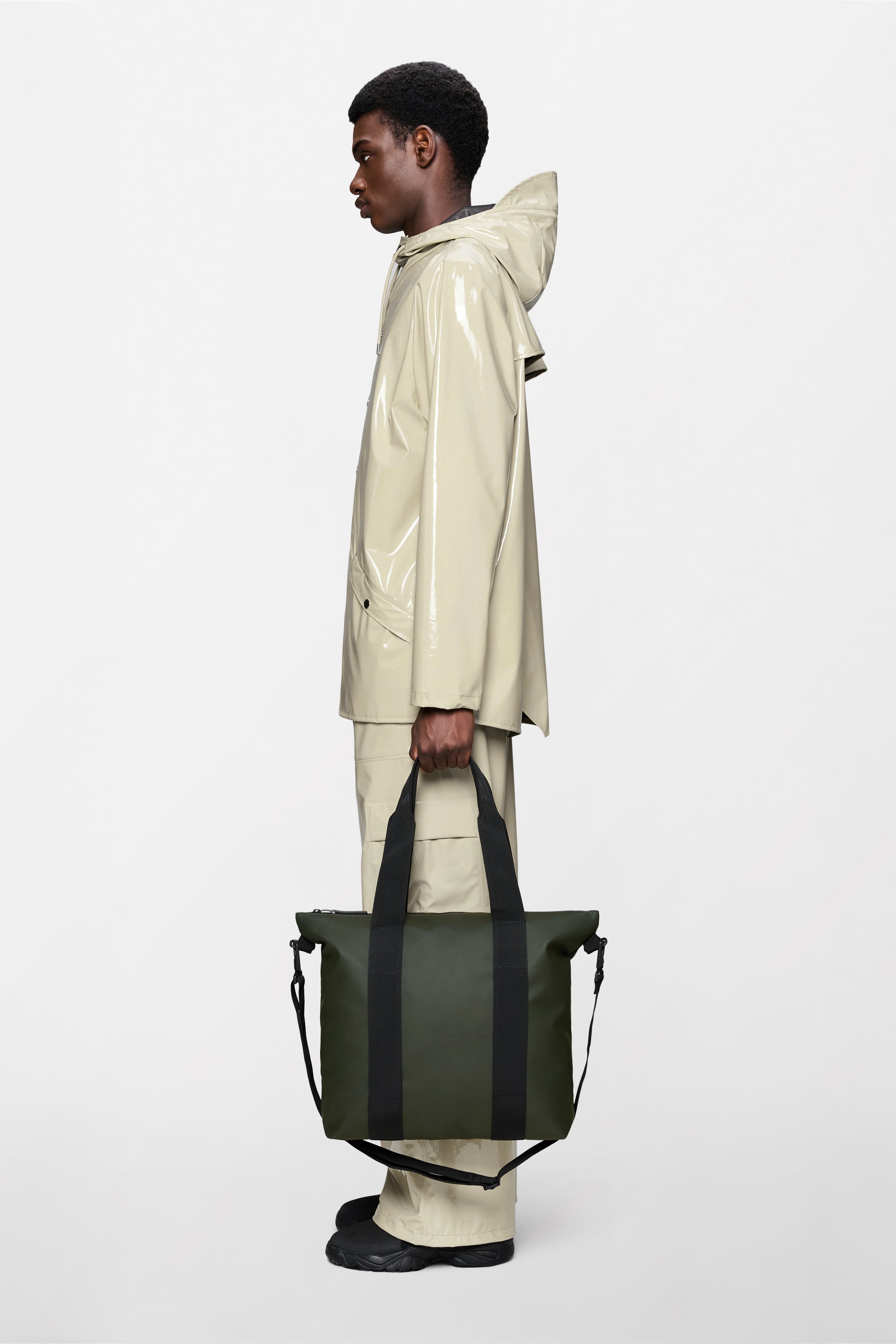 RAINS Tote Bag Mini Green Tote