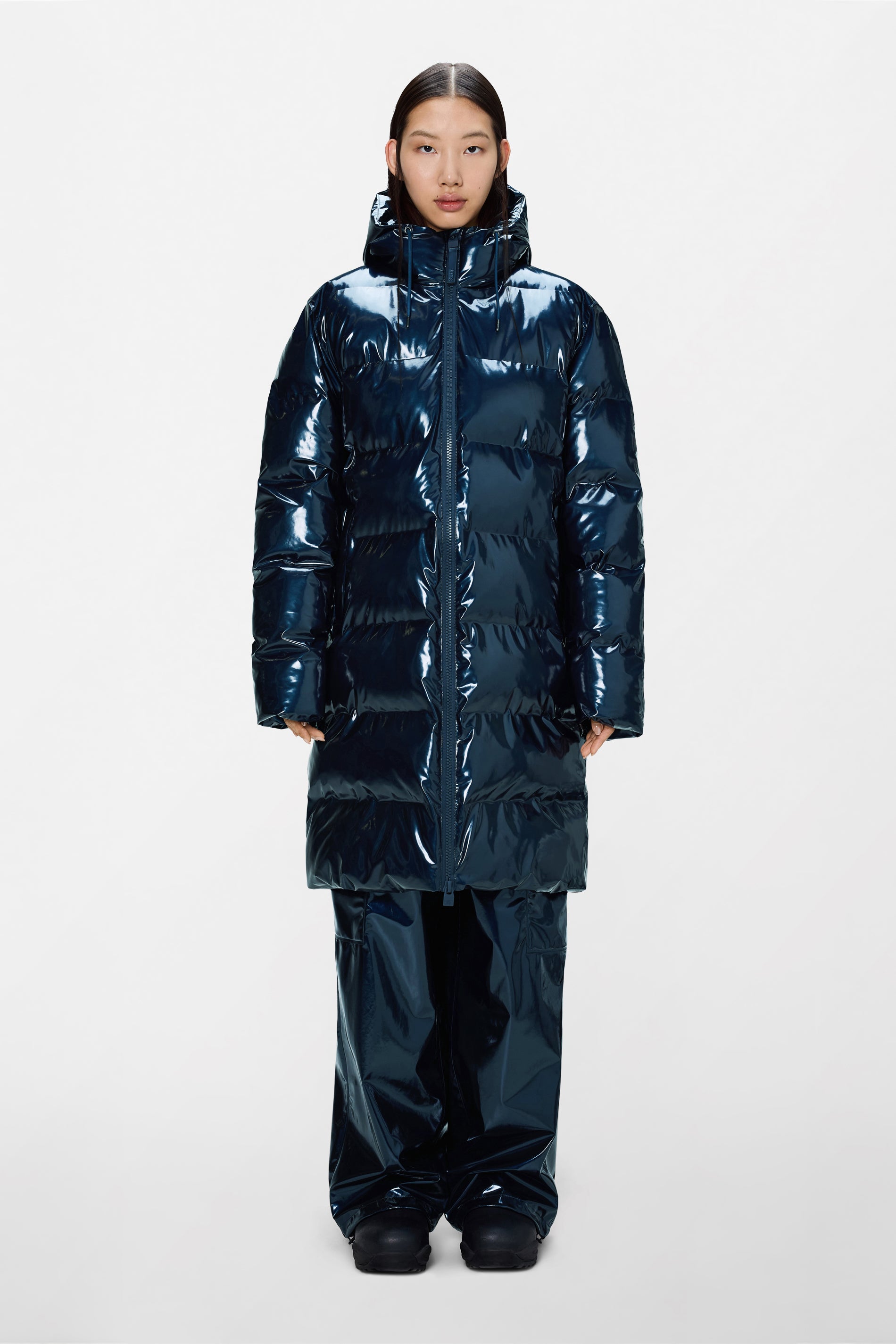 RAINS Alta Longer Puffer Jacket Spill Jacket