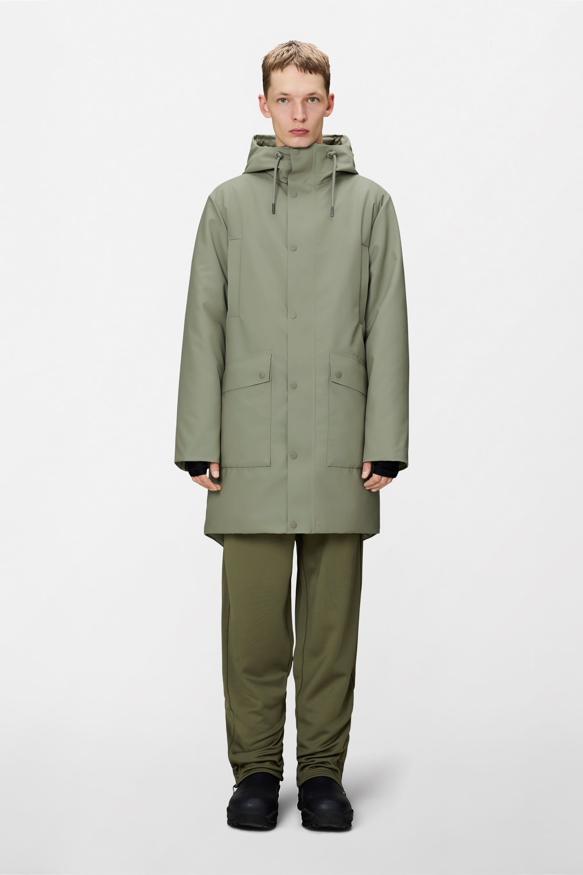 RAINS Nome Long Parka Drift Jacket