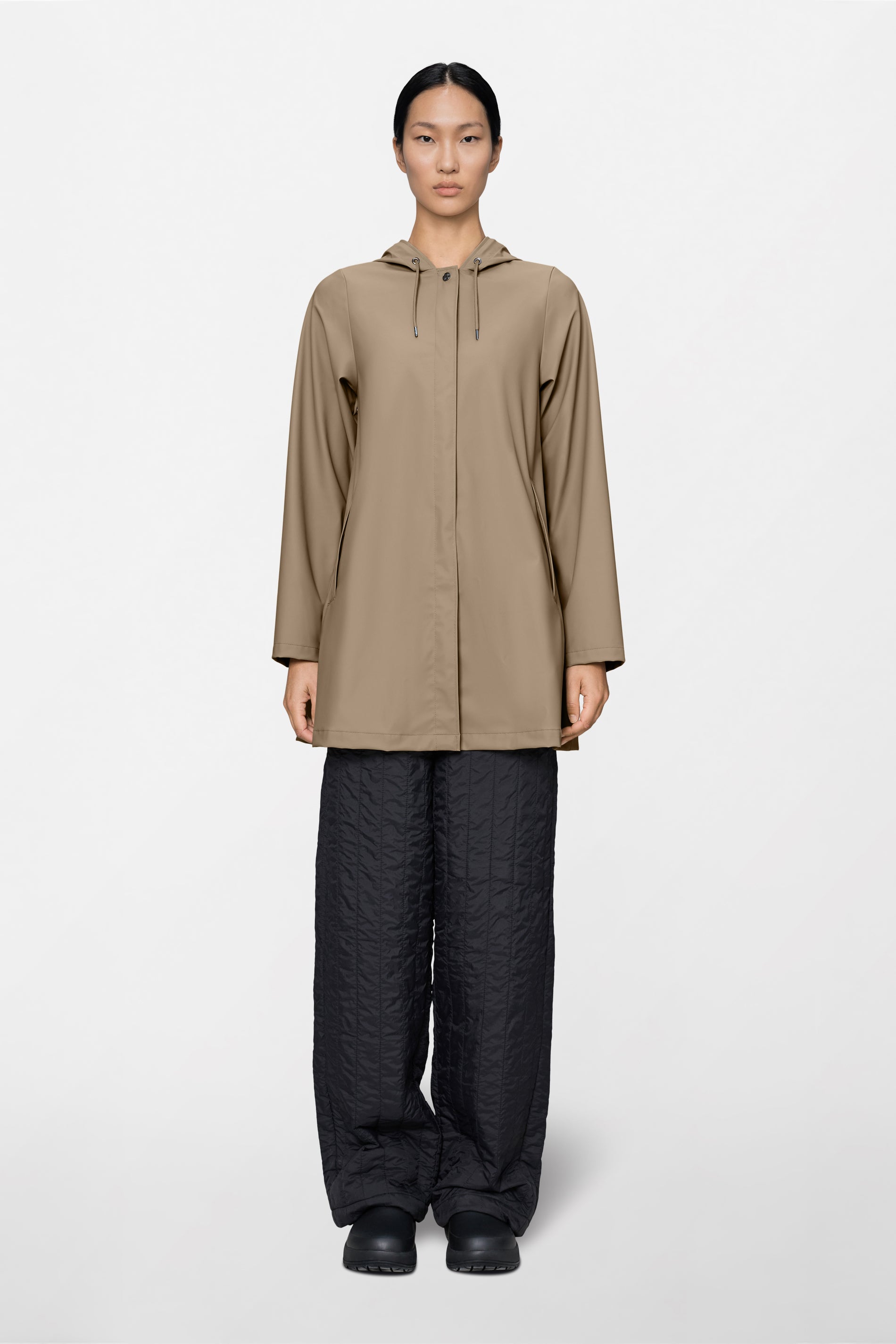 RAINS A-Line W Jacket Beige Jacket