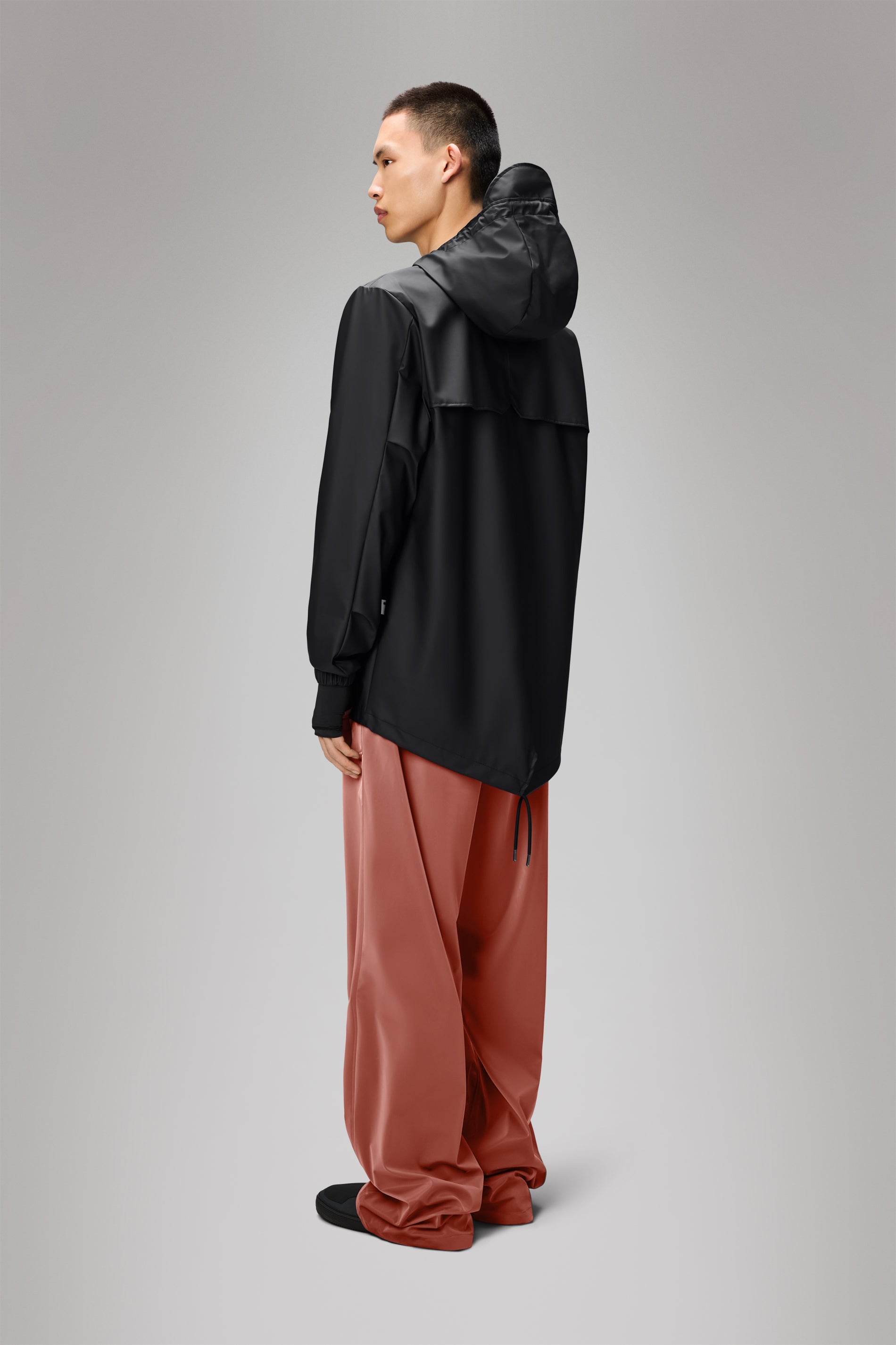 RAINS Fishtail Jacket Black Jacket