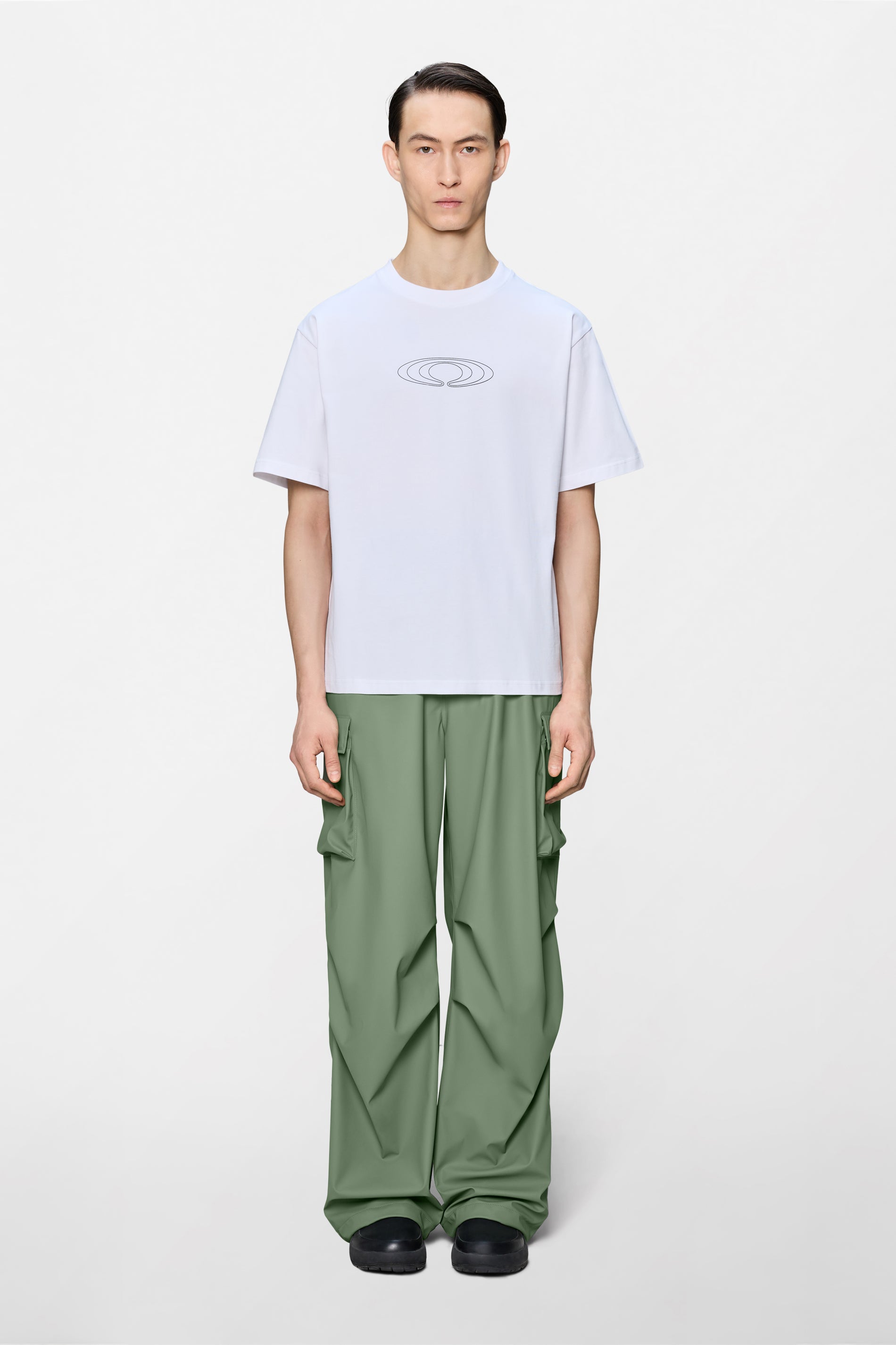 RAINS Classic T-shirt Splash White Short Sleeve