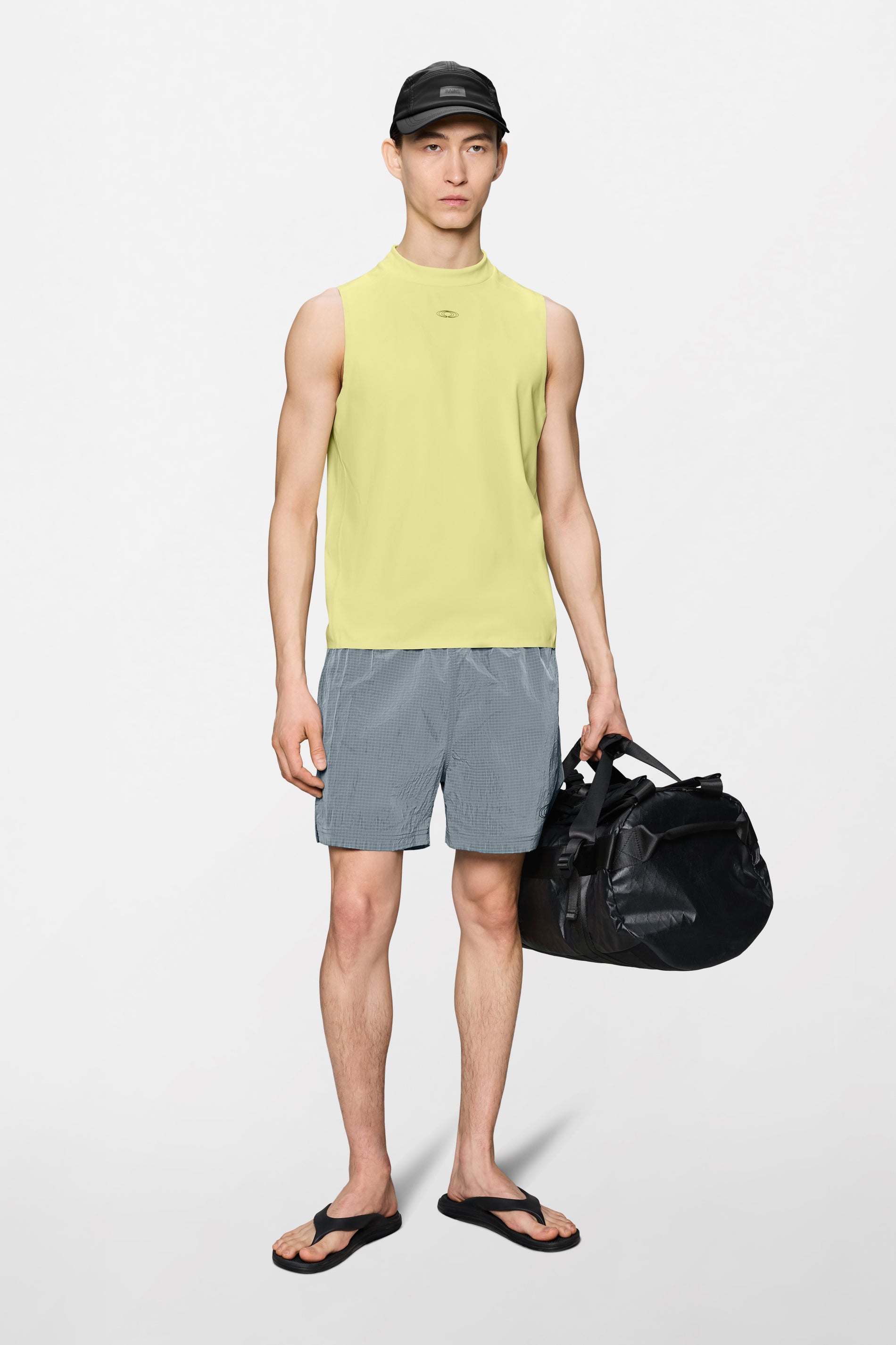 RAINS Warm-Up Tank Top Pace Short Sleeve